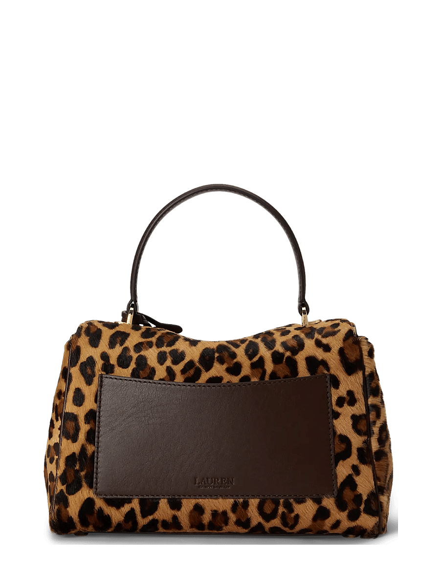 Lauren Ralph Lauren - Print Haircalf Small Farrah Soft Satchel - umhängetaschen - modern leopard/ch - 2