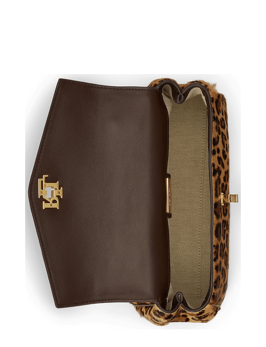 Lauren Ralph Lauren - Print Haircalf Small Farrah Soft Satchel - umhängetaschen - modern leopard/ch - 4