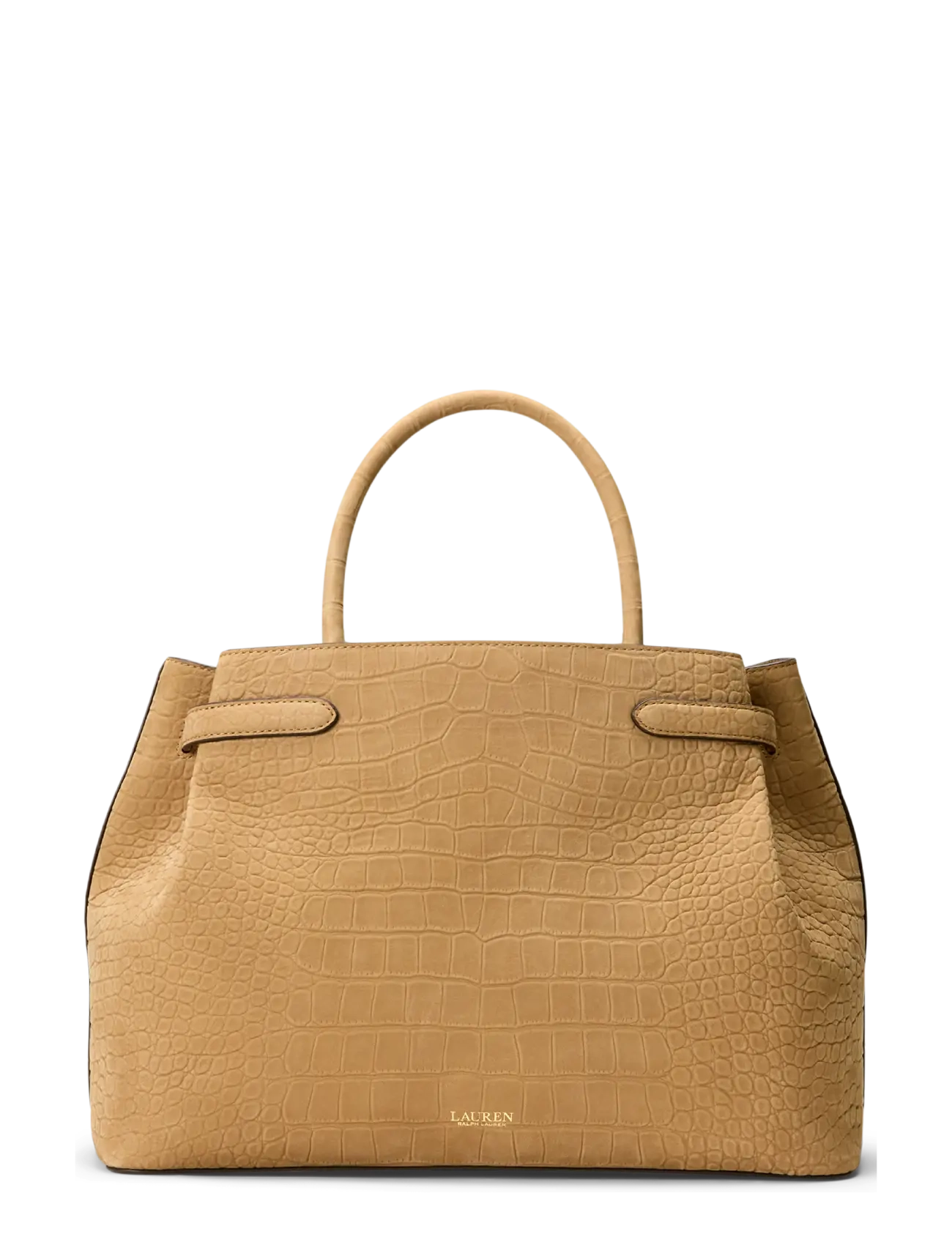 Lauren Ralph Lauren - Embossed Nubuck Large Blaike Satchel - besondere anlässe - camel - 1