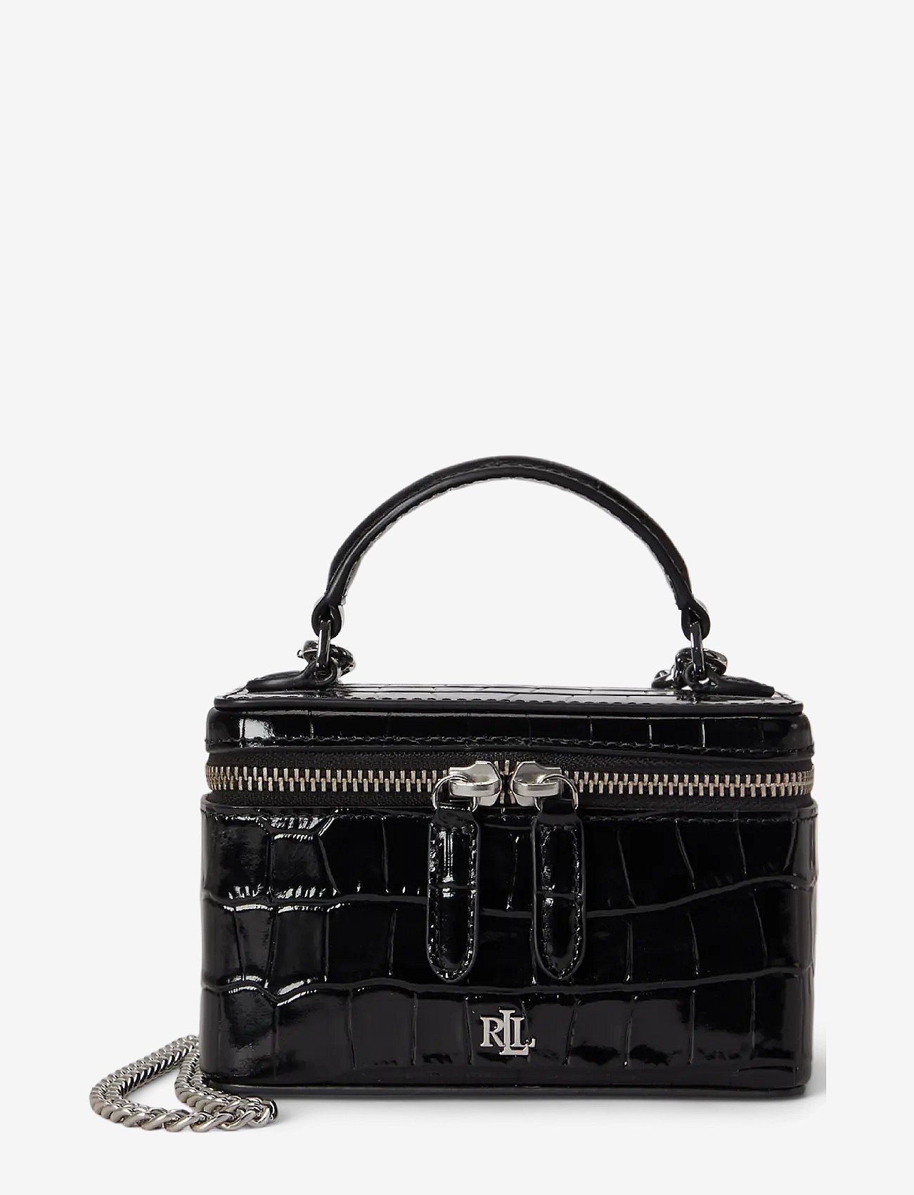 Lauren Ralph Lauren | Croc-Embossed Small Hallee Crossbody Bag | ONE SIZE