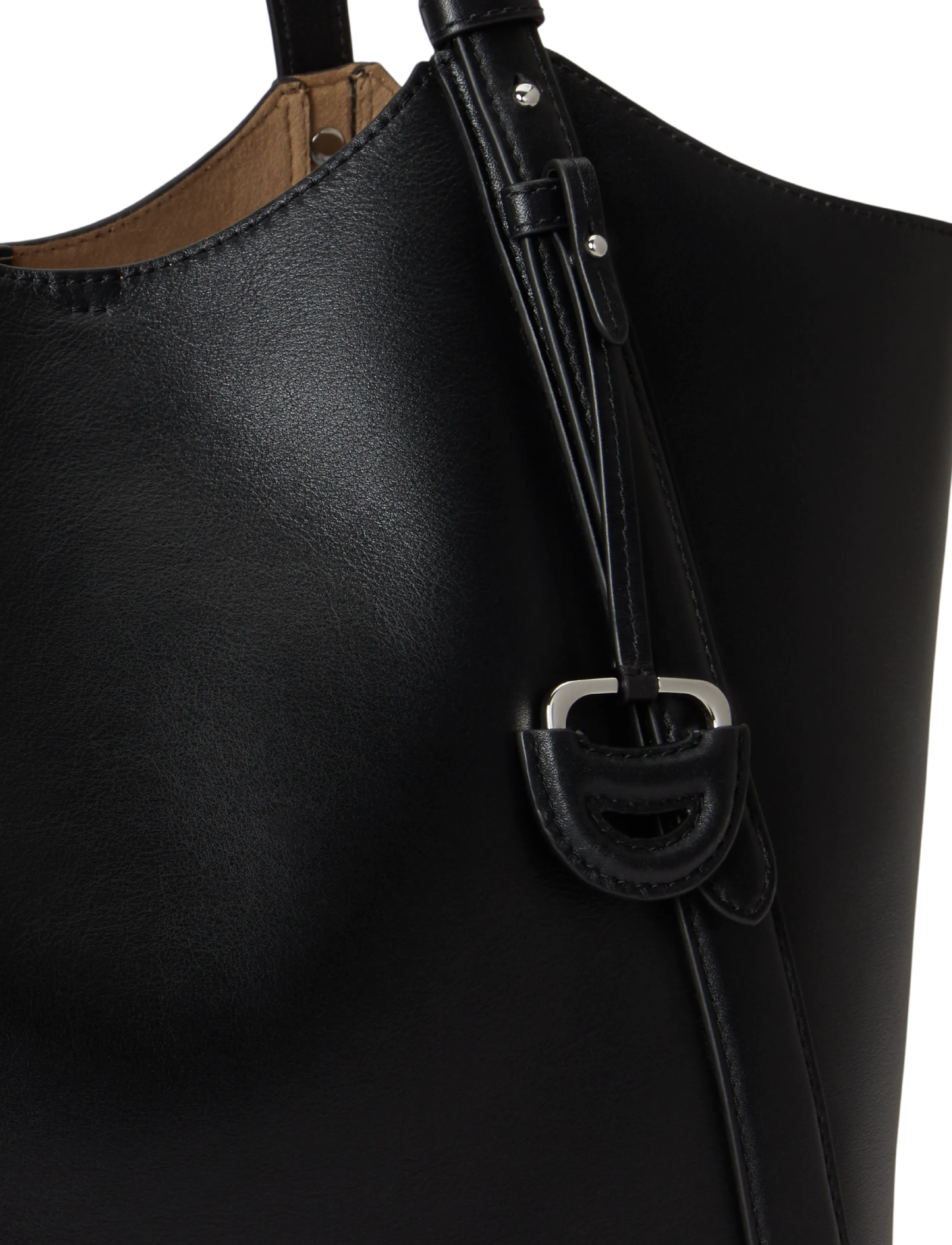 Lauren Ralph Lauren - Nappa Leather Large Tasha Tote Bag - tote bags - black - 5