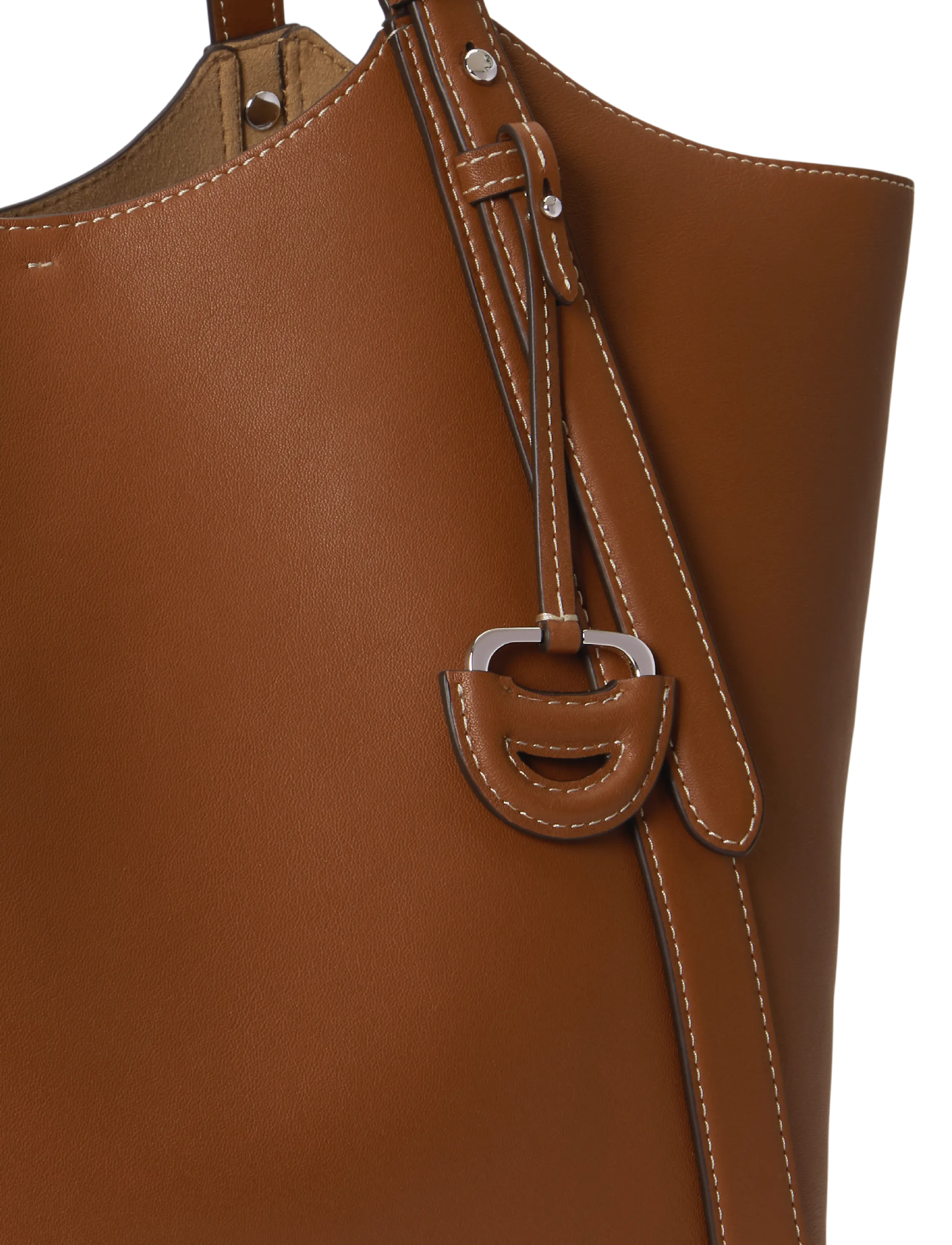 Lauren Ralph Lauren - Nappa Leather Large Tasha Tote Bag - tote bags - lauren tan - 5