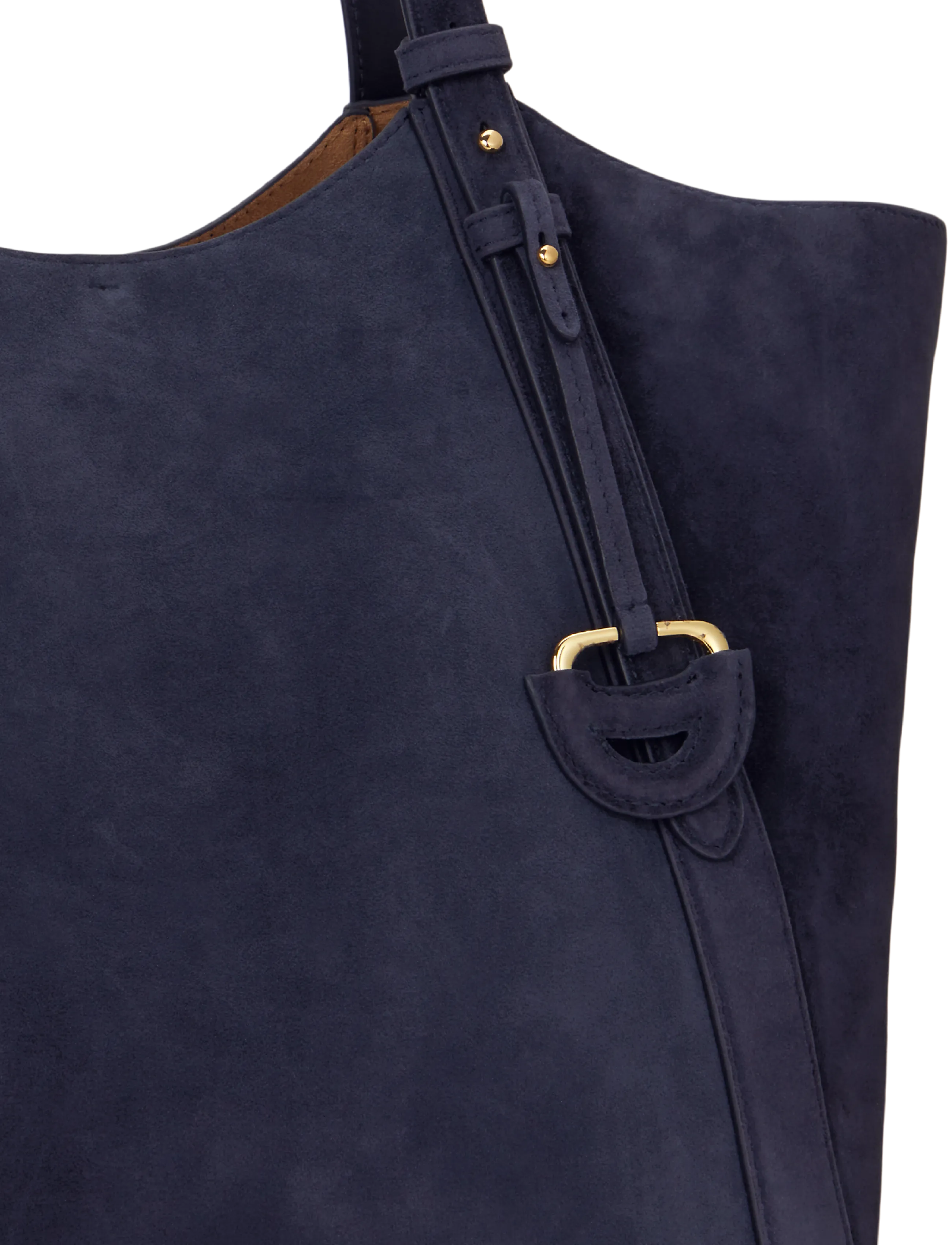 Lauren Ralph Lauren - Sheep-Suede Large Tasha Tote Bag - lauren navy - 5