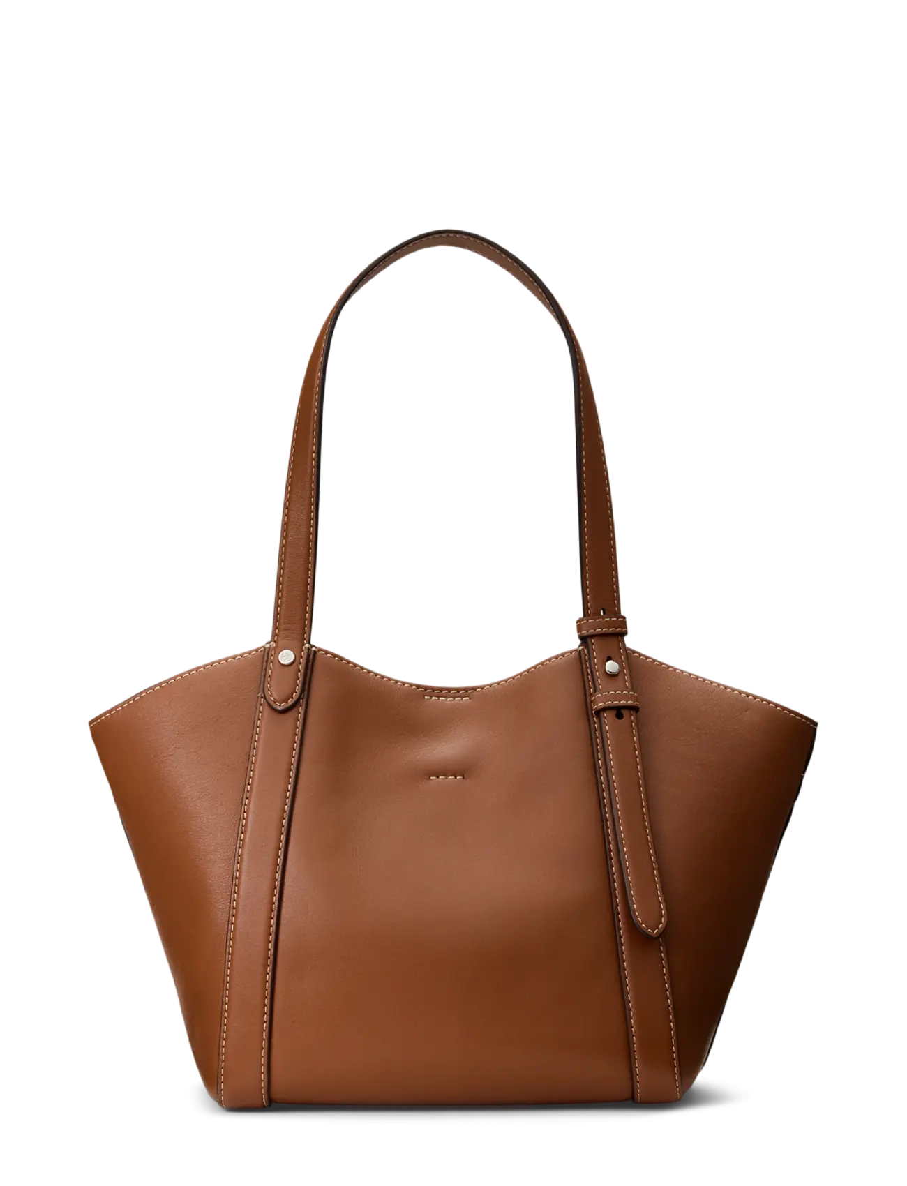Lauren Ralph Lauren - Nappa Leather Small Tasha Tote Bag - totes - lauren tan - 1
