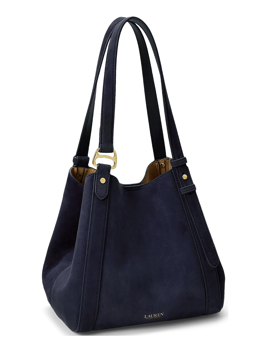 Lauren Ralph Lauren - Sheep-Suede Small Tasha Tote Bag - lauren navy - 2