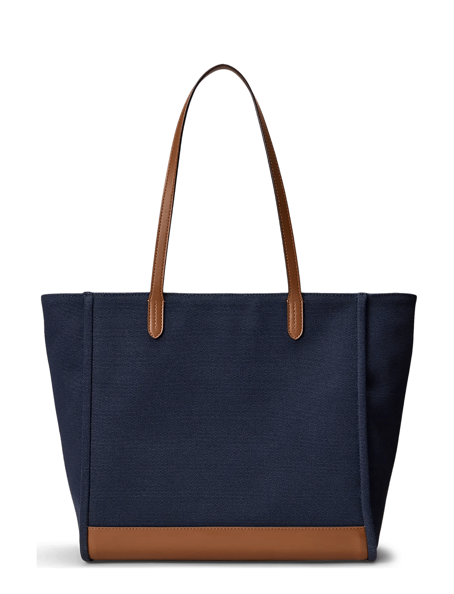 Lauren Ralph Lauren - Dog-Embroidered Large Cameryn Tote Bag - lauren navy/laure - 1