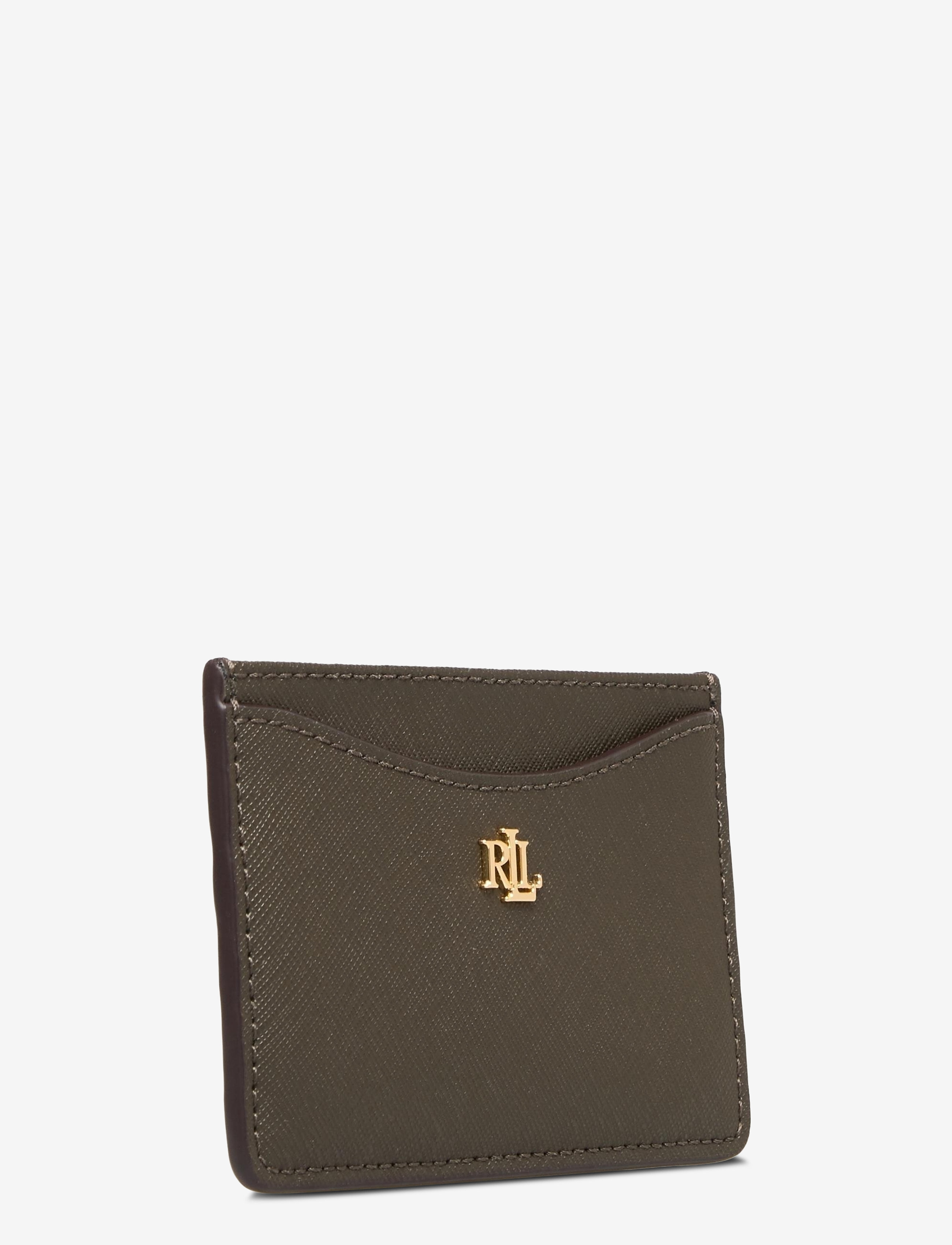 Lauren Ralph Lauren - CROSSHATCH LEATHER-SLIM CARD CS-CCS - deep olive - 2