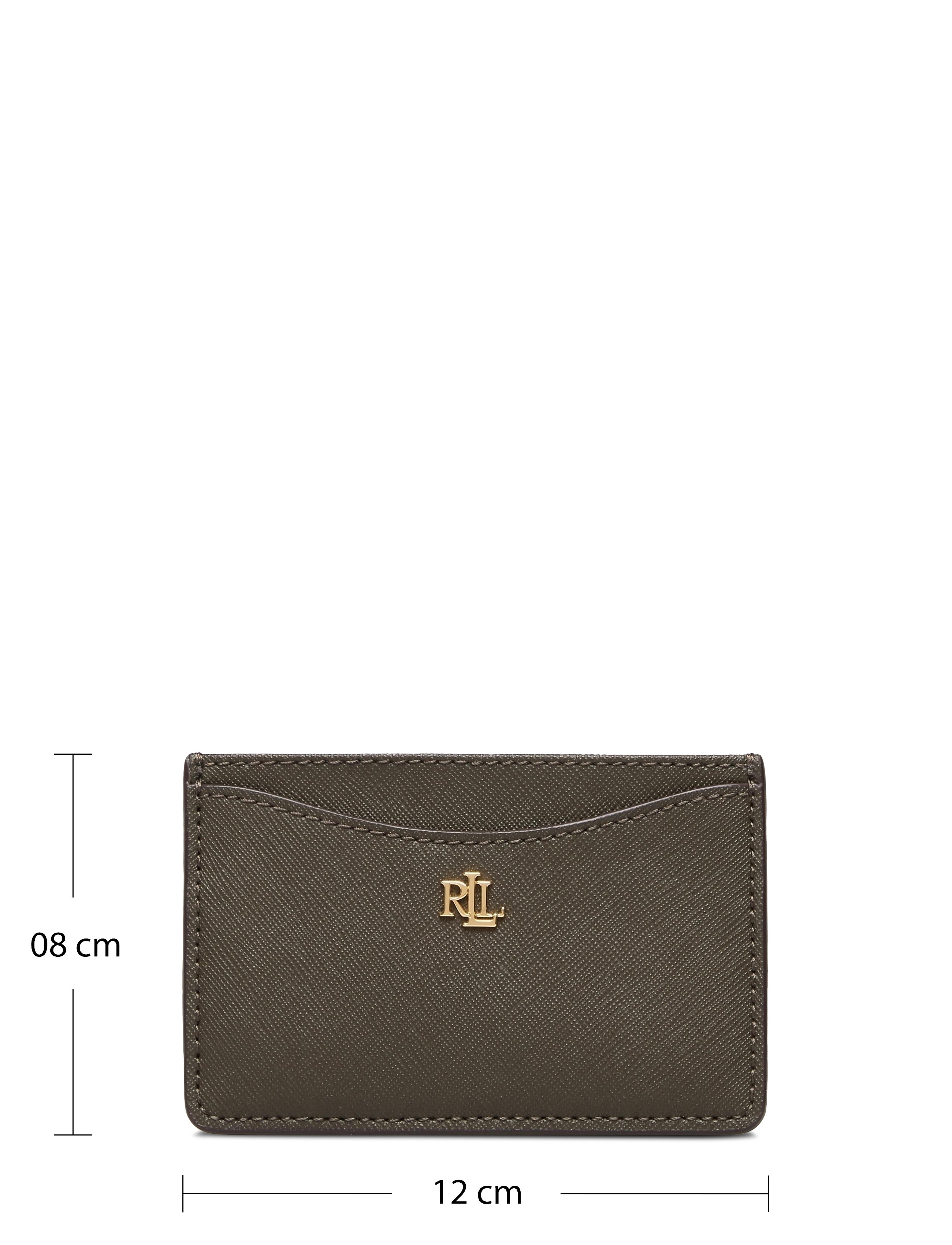 Lauren Ralph Lauren - CROSSHATCH LEATHER-SLIM CARD CS-CCS - deep olive - 5