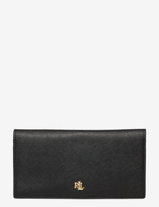 Crosshatch Leather Slim Wallet, Lauren Ralph Lauren