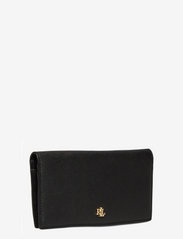 Lauren Ralph Lauren - Saffiano Slim Leather Wallet - rahakotid - black - 2