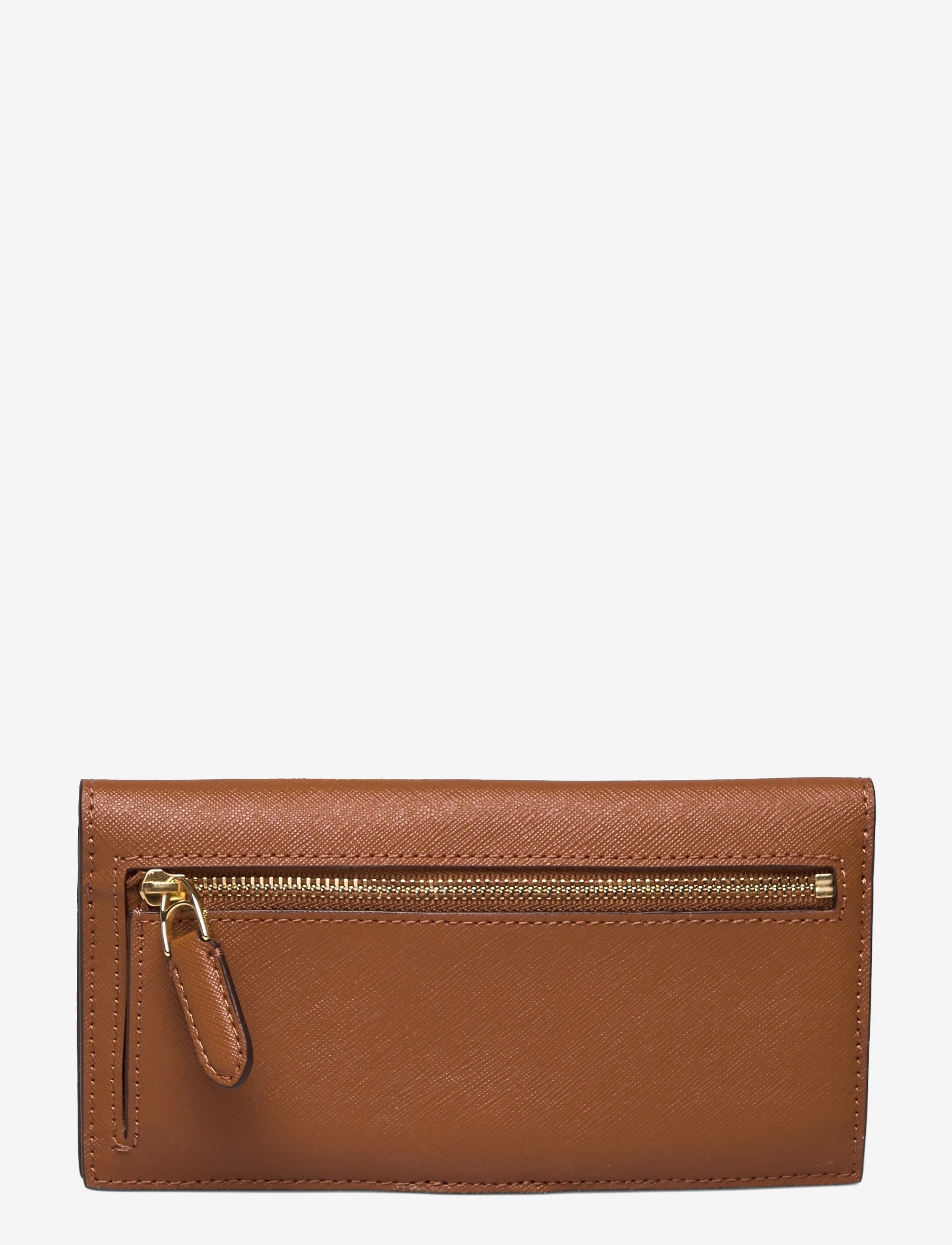 Lauren Ralph Lauren - CROSSHATCH LEATHER-SLIM WALLET-WLT- - portemonnaies - lauren tan - 1