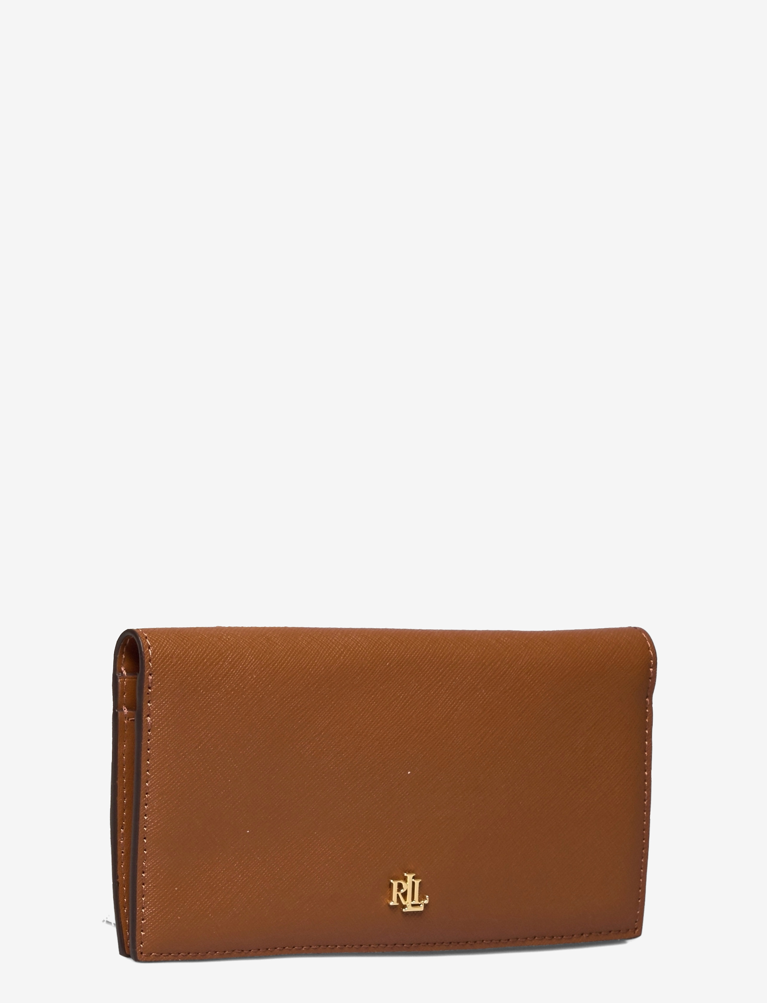 Lauren Ralph Lauren - CROSSHATCH LEATHER-SLIM WALLET-WLT- - portemonnaies - lauren tan - 2