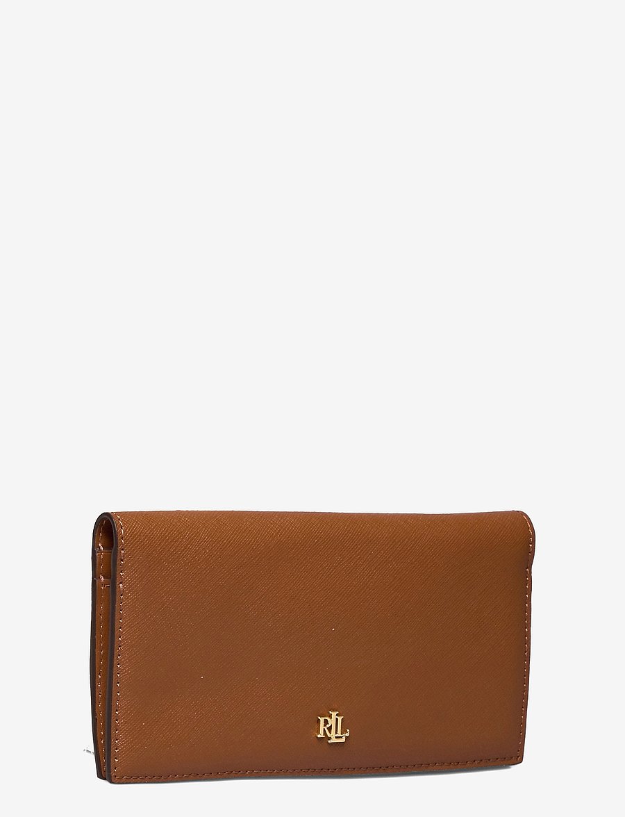 Lauren Ralph Lauren - CROSSHATCH LEATHER-SLIM WALLET-WLT- - portemonnaies - lauren tan - 2
