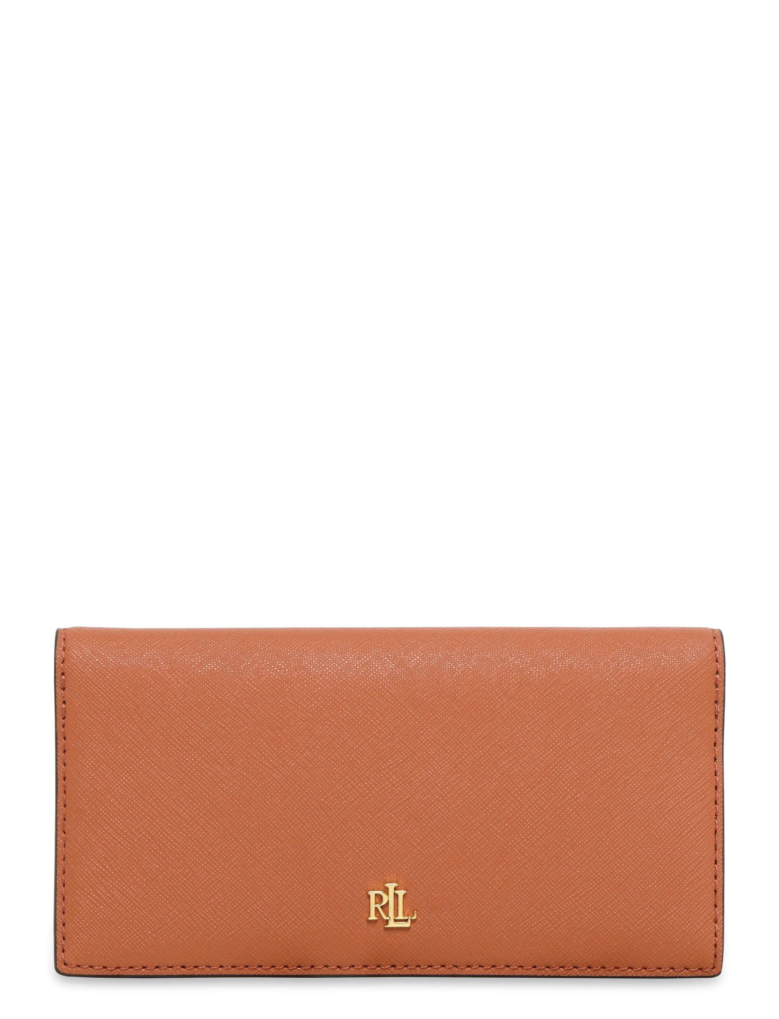 Lauren Ralph Crosshatch Leather-Slim Wallet-Wlt-, One Size, Card Holders & Wallets, Rot - Frauen