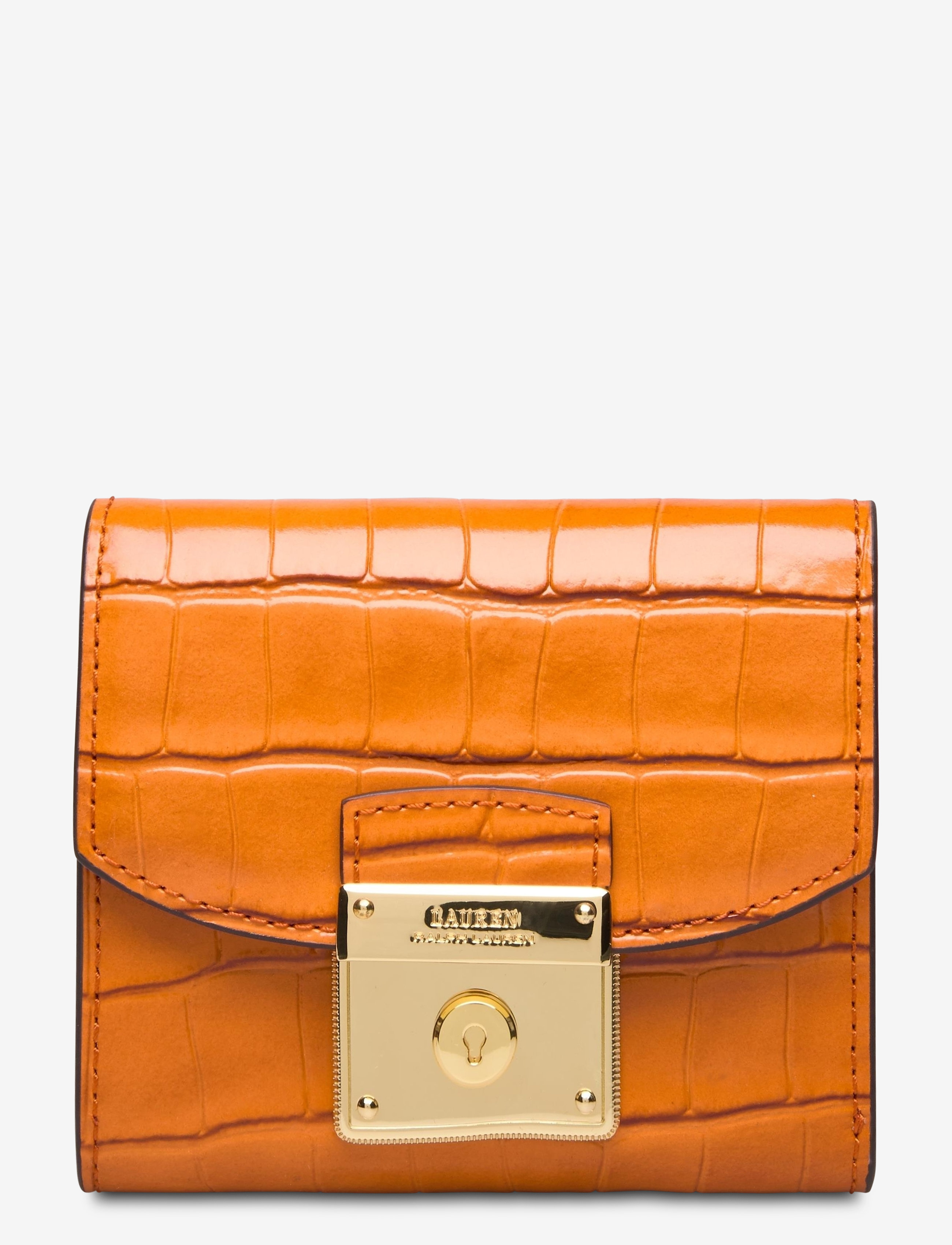 Lauren Ralph Lauren - Leather Compact Wallet - persimmon - 0