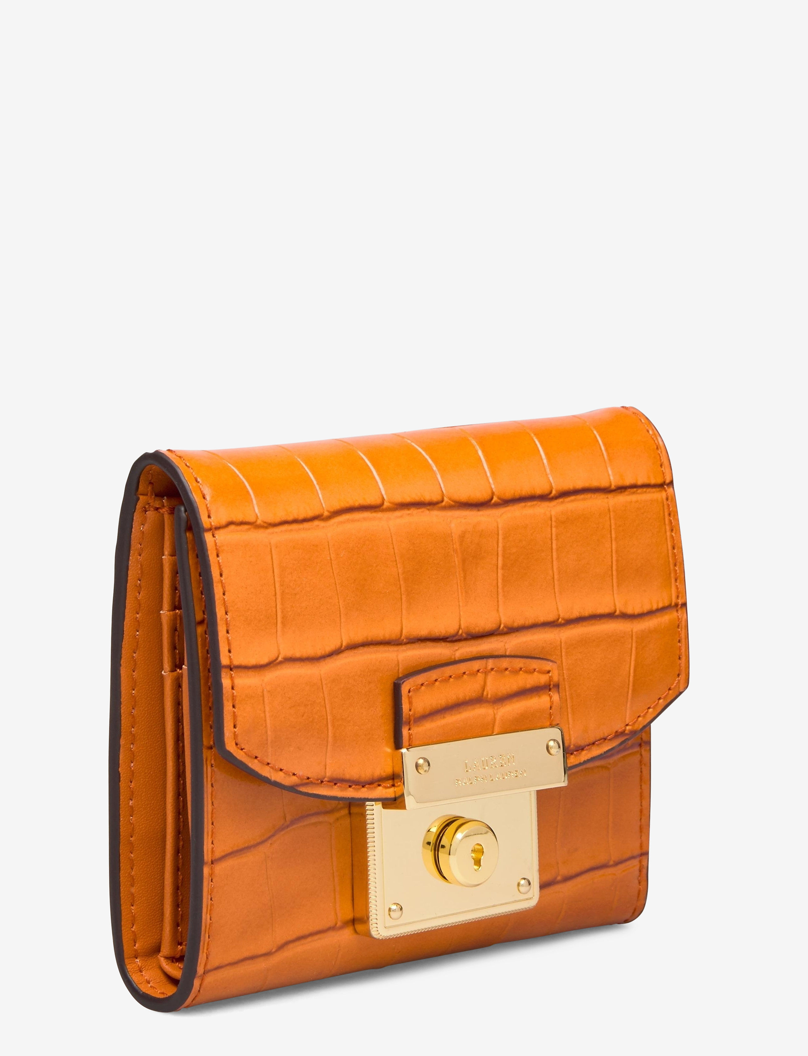 Lauren Ralph Lauren - Leather Compact Wallet - persimmon - 2