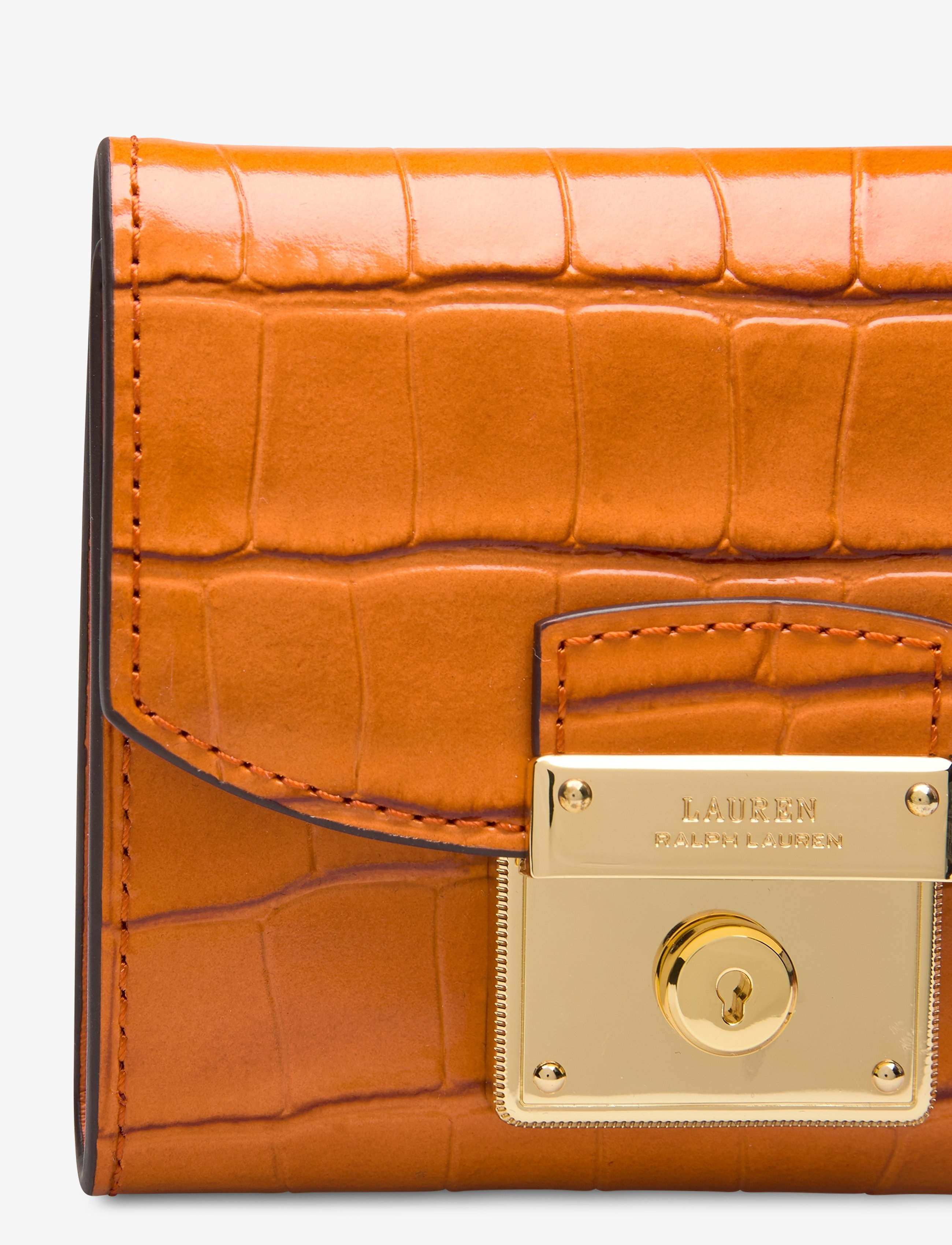Lauren Ralph Lauren - Leather Compact Wallet - persimmon - 3