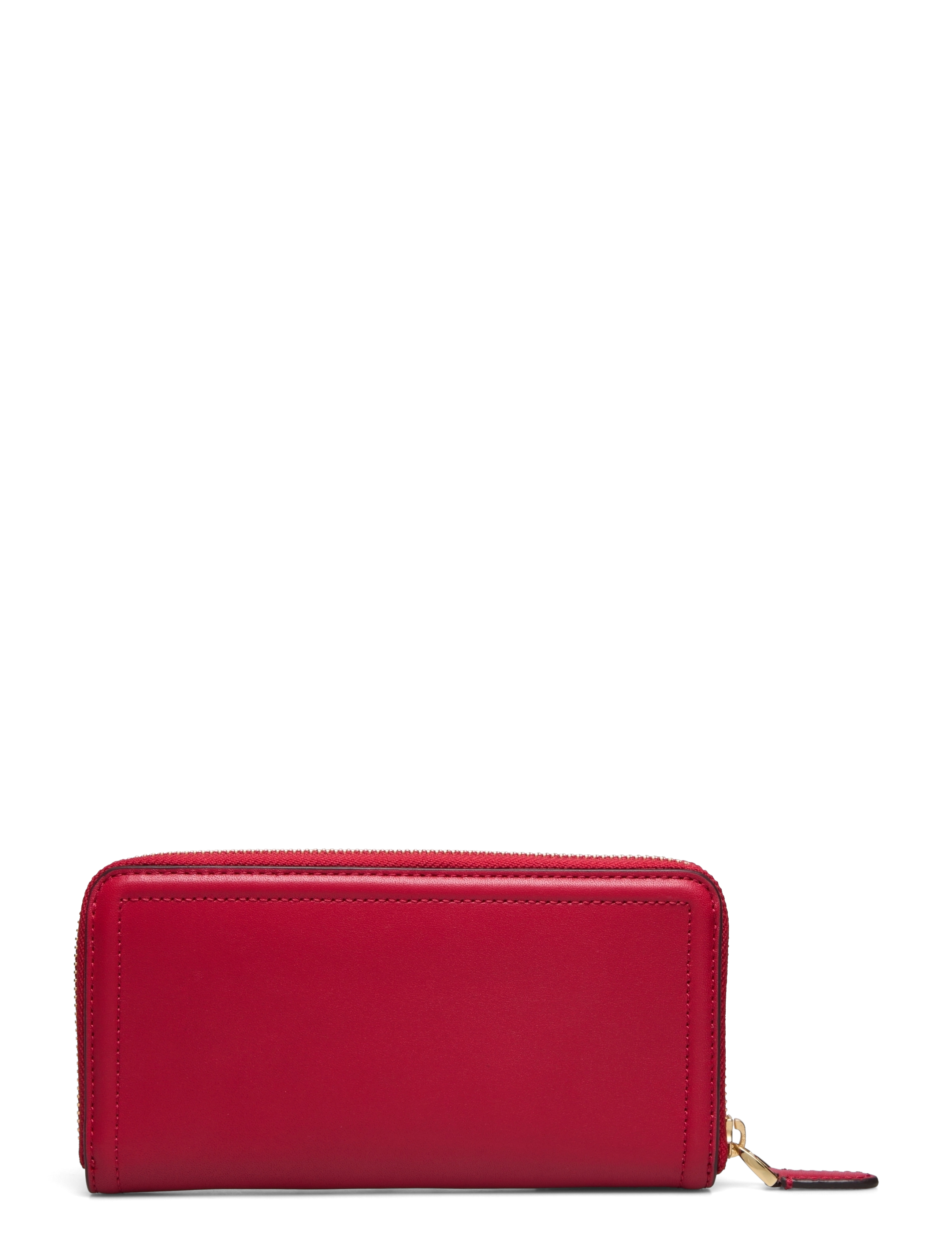 Lauren Ralph Lauren - NATURAL SMTH LEATHR-OVL ZIP CONT-WL - rl2000 red - 1