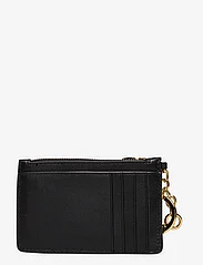 Lauren Ralph Lauren - Leather Zip Card Case - karšu turētāji - black - 1