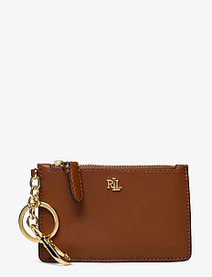 Leather Zip Card Case, Lauren Ralph Lauren
