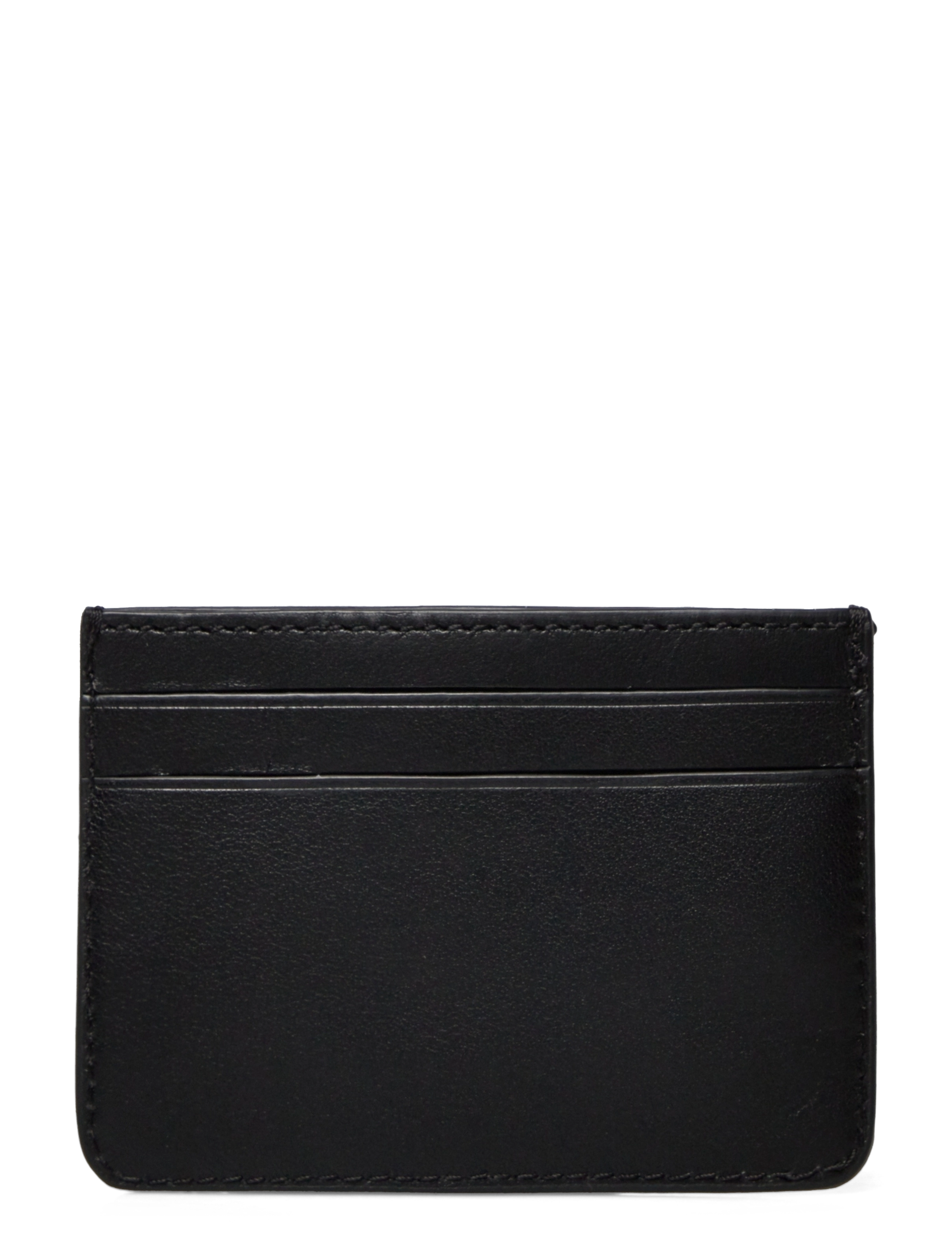 Lauren Ralph Lauren - Leather Card Case - portefeuilles - black - 1