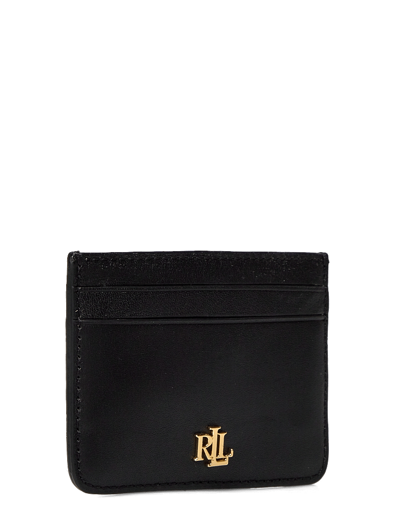 Lauren Ralph Lauren - Leather Card Case - portemonnaies - black - 2