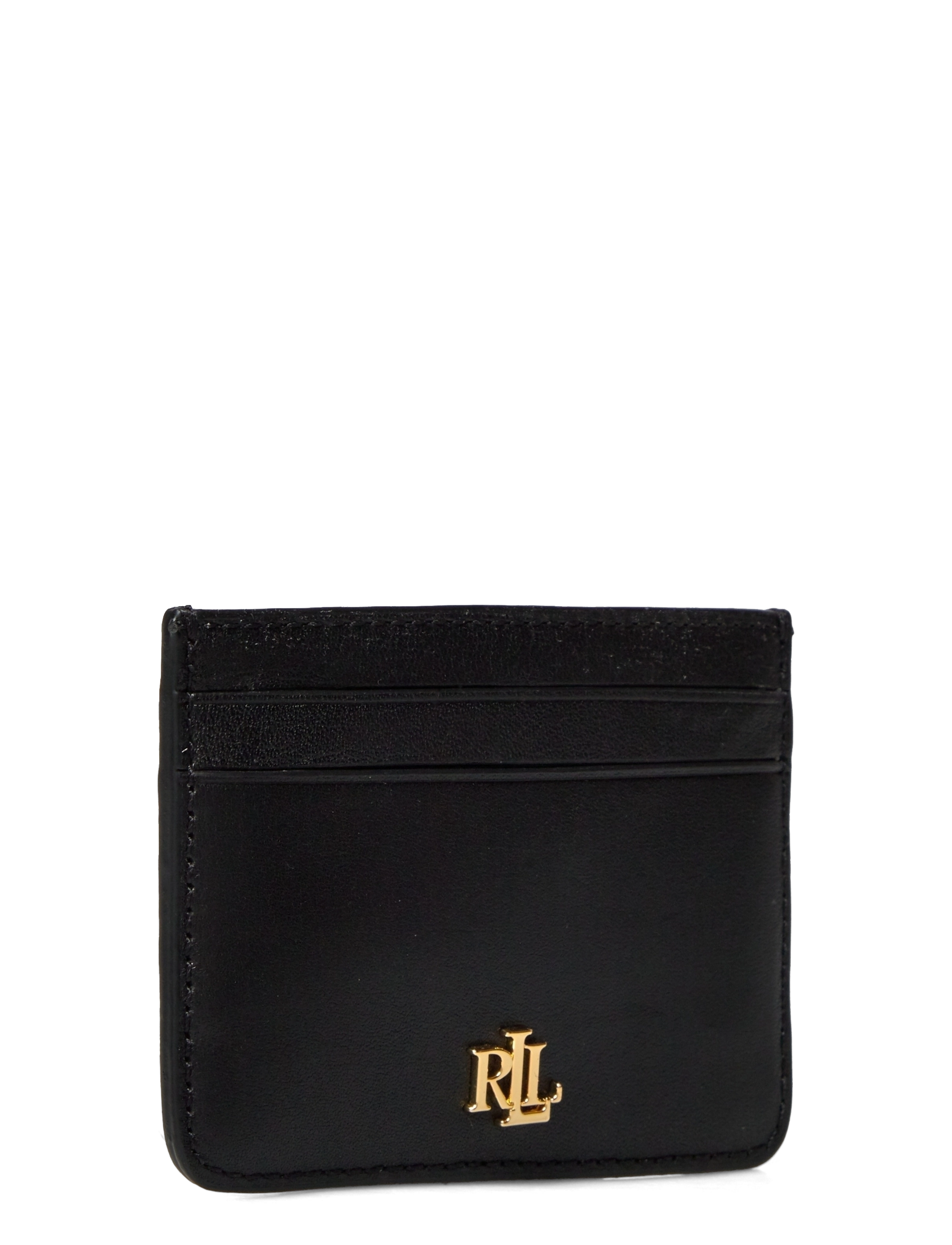 Lauren Ralph Lauren - Leather Card Case - portefeuilles - black - 2