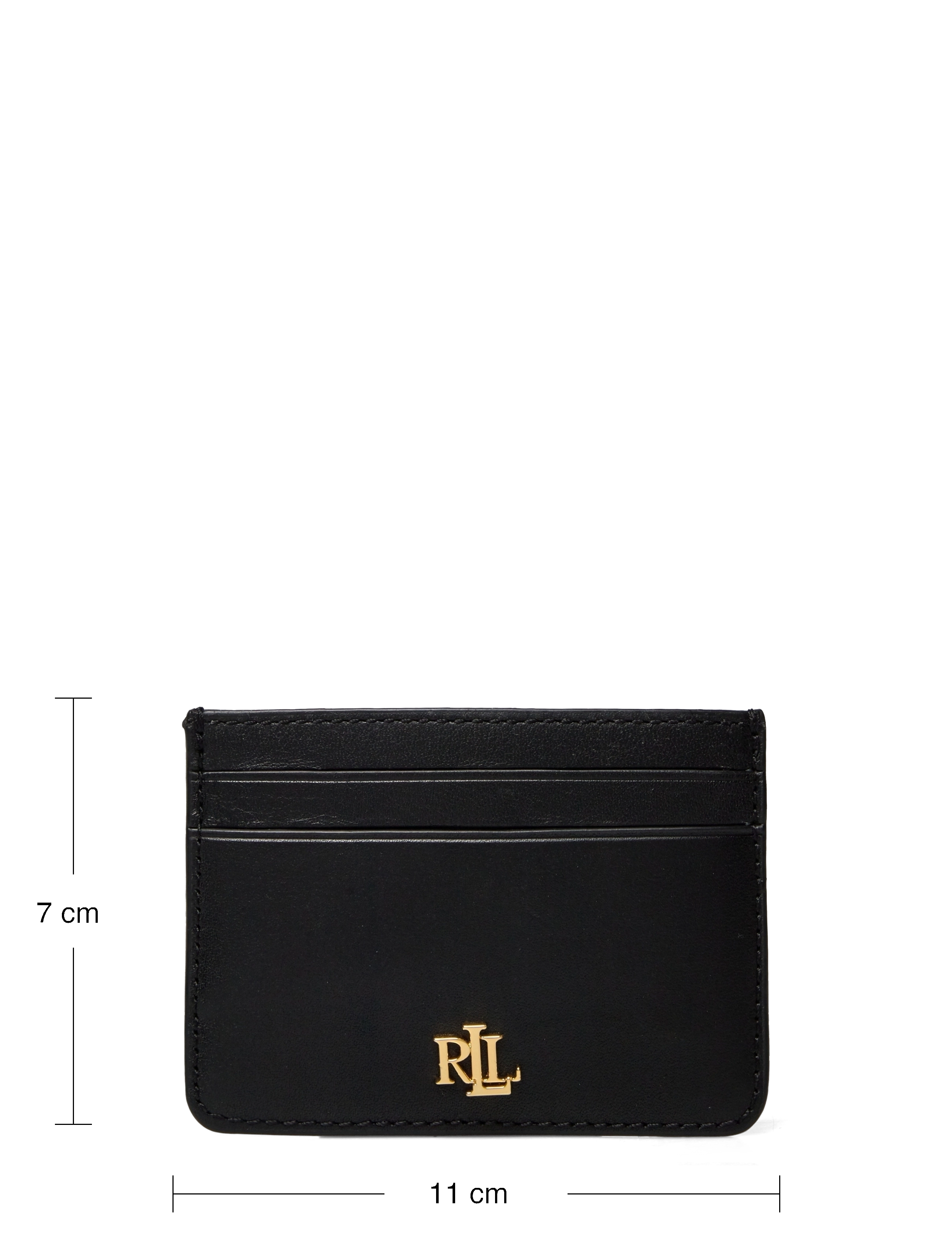 Lauren Ralph Lauren - Leather Card Case - kartenetuis - black - 4