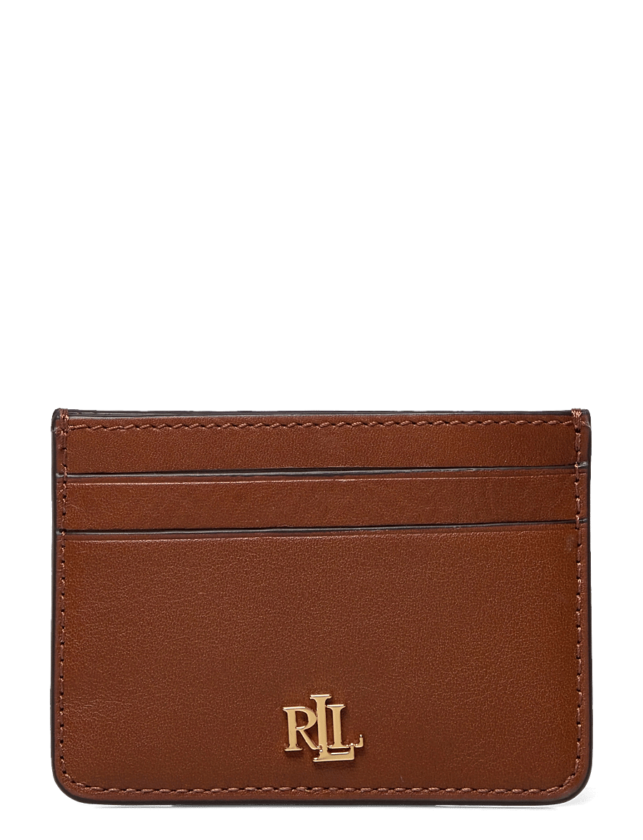 Lauren Ralph Lauren - Leather Card Case - portefeuilles - lauren tan - 0