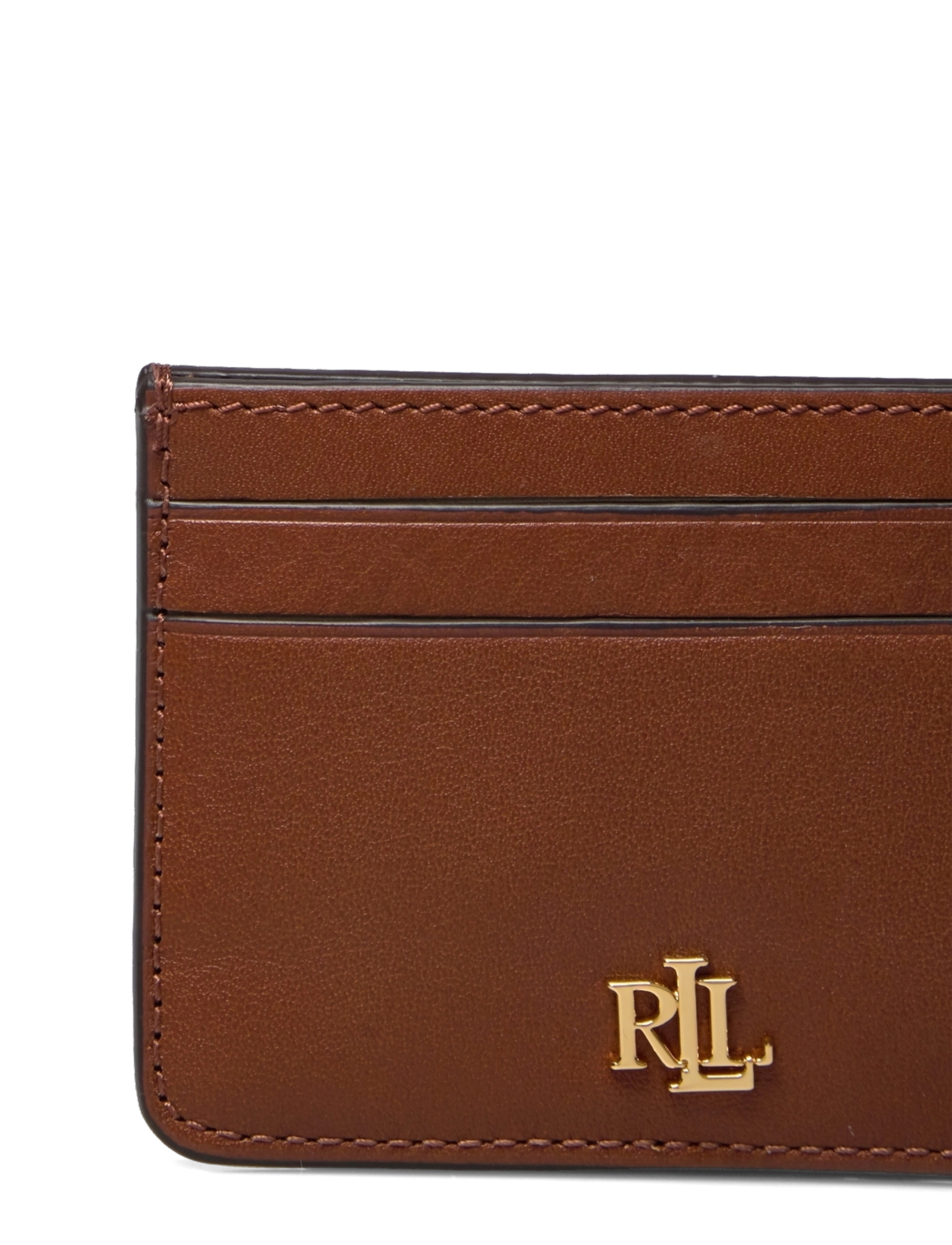 Lauren Ralph Lauren - Leather Card Case - portefeuilles - lauren tan - 3