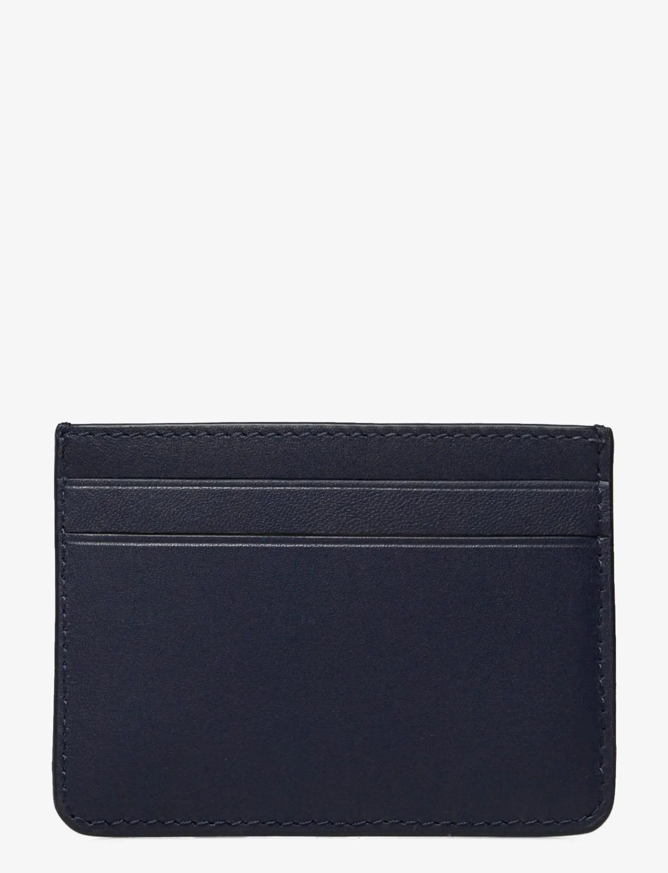 Lauren Ralph Lauren - Leather Card Case - kortelių dėklai - refined navy - 1