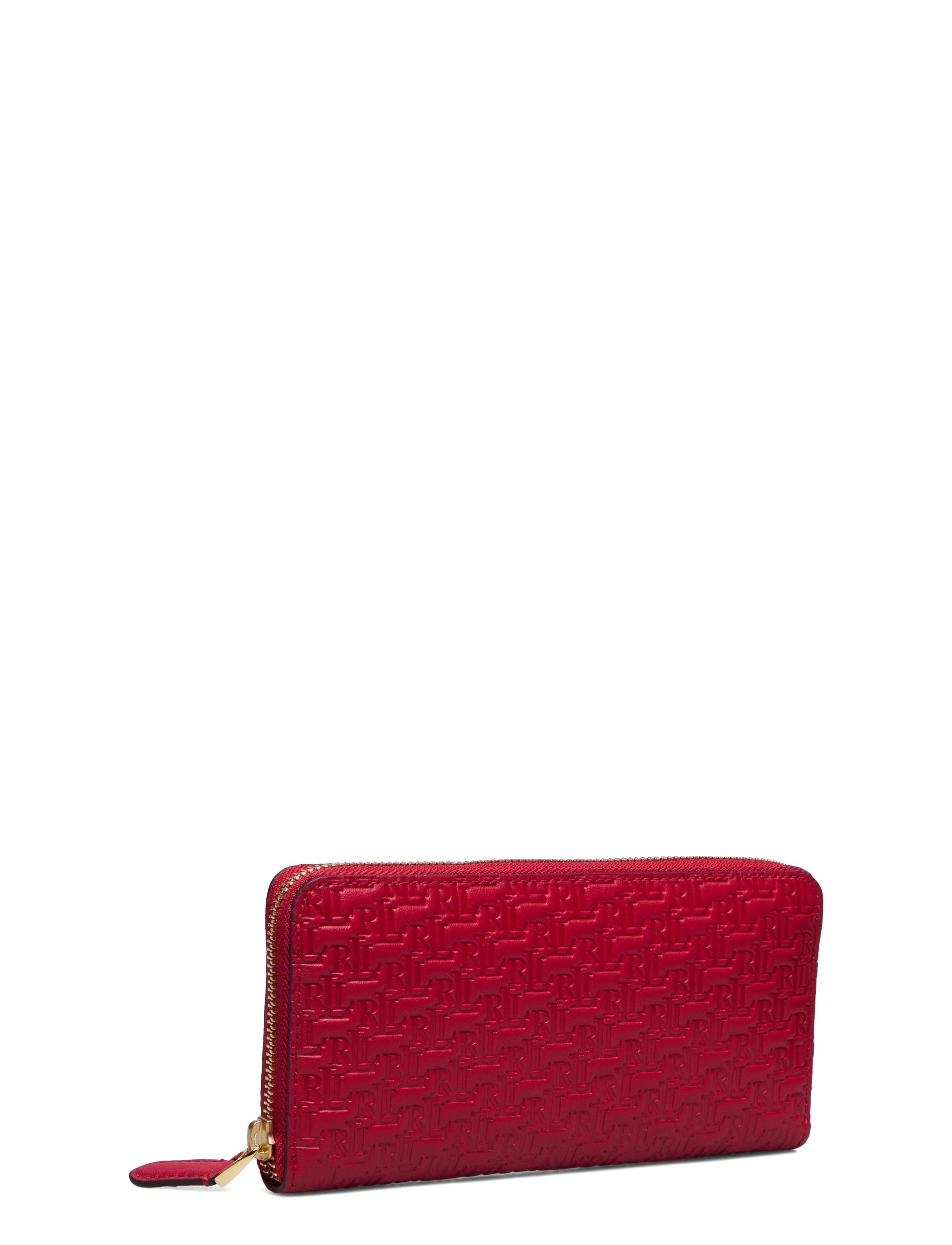 Lauren Ralph Lauren - Debossed Leather Continental Wallet - rl2000 red - 2