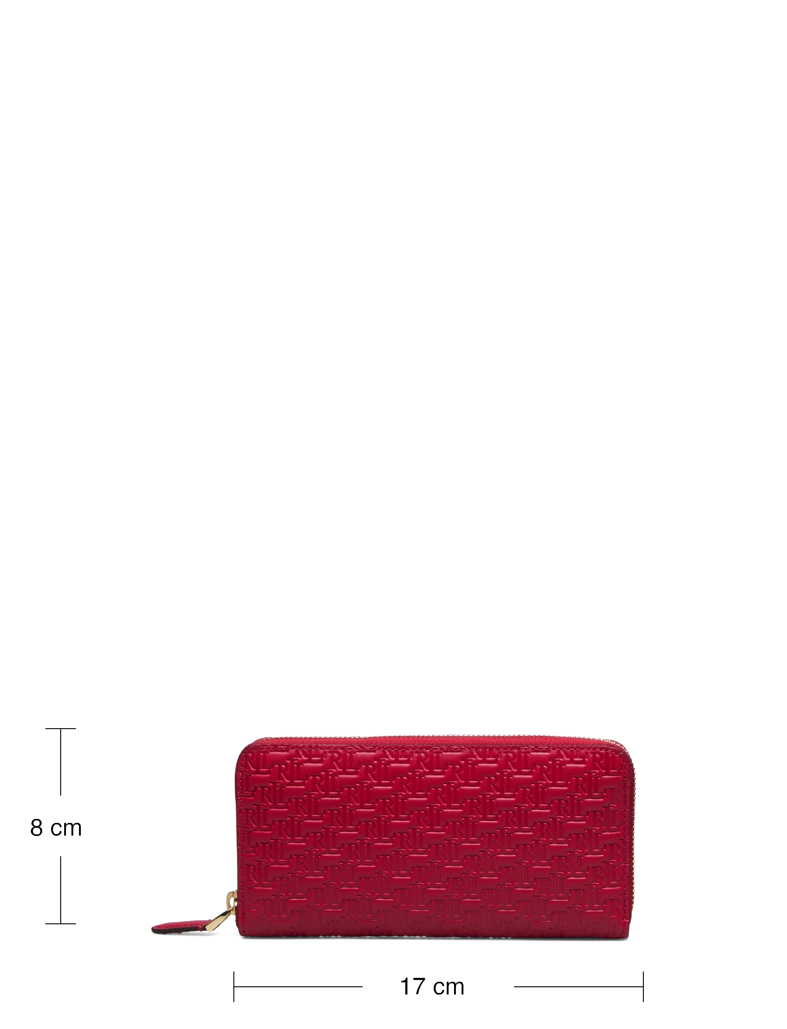 Lauren Ralph Lauren - Debossed Leather Continental Wallet - rl2000 red - 5