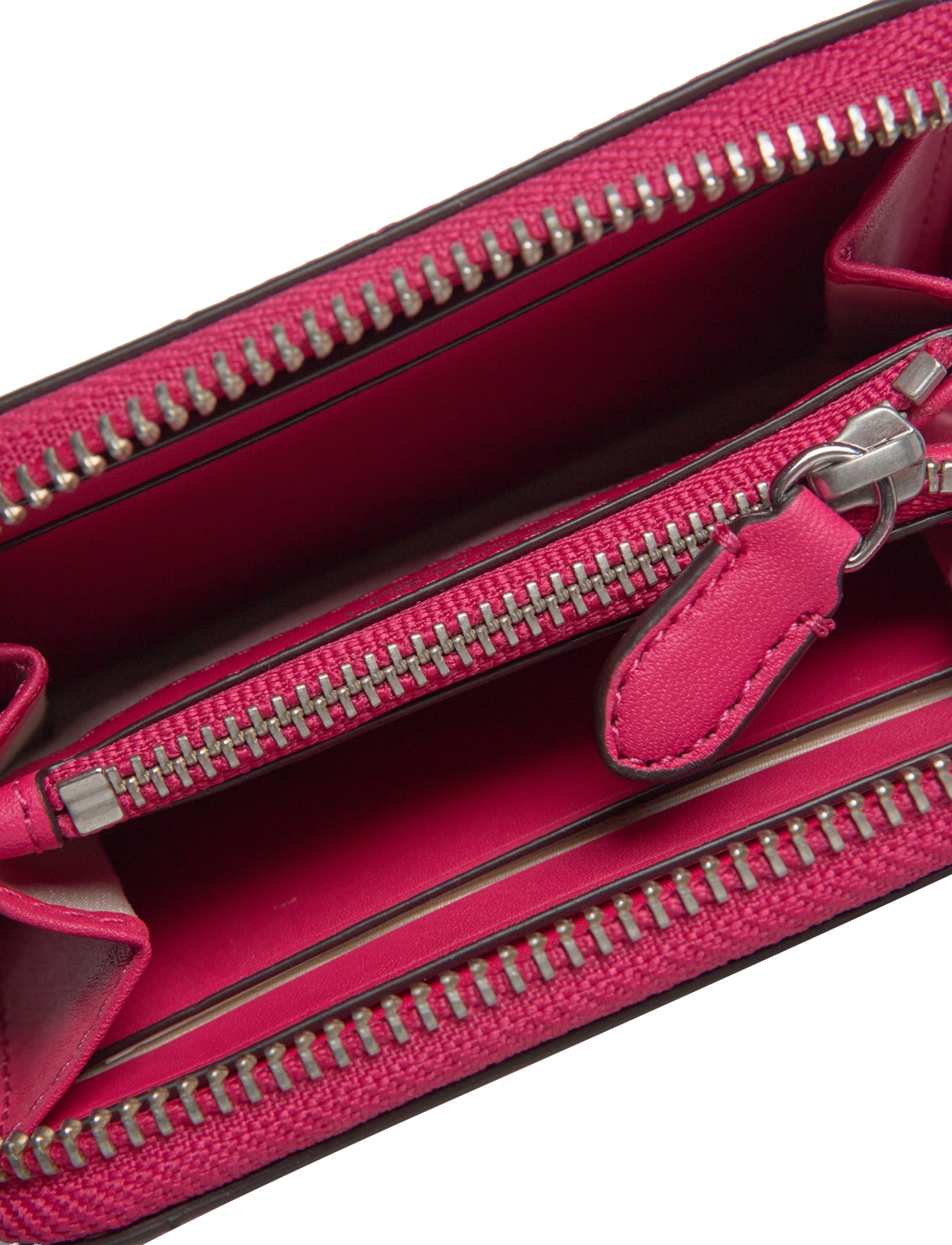 Lauren Ralph Lauren - LARGE CROC EMBOSS-SM ZIP WLLET-WLT- - sport pink - 4