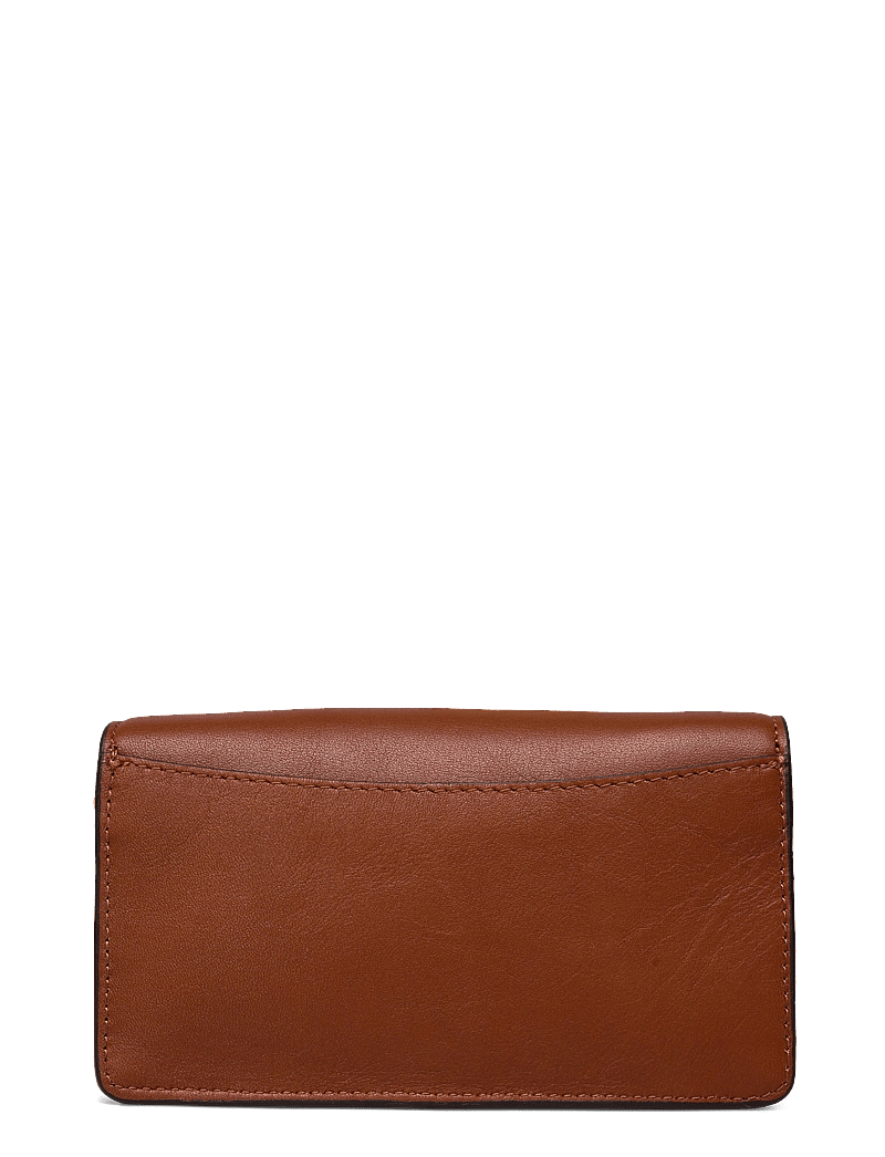 Lauren Ralph Lauren - Leather Crossbody Turn-Lock Tech Case - crossbody bags - lauren tan - 1