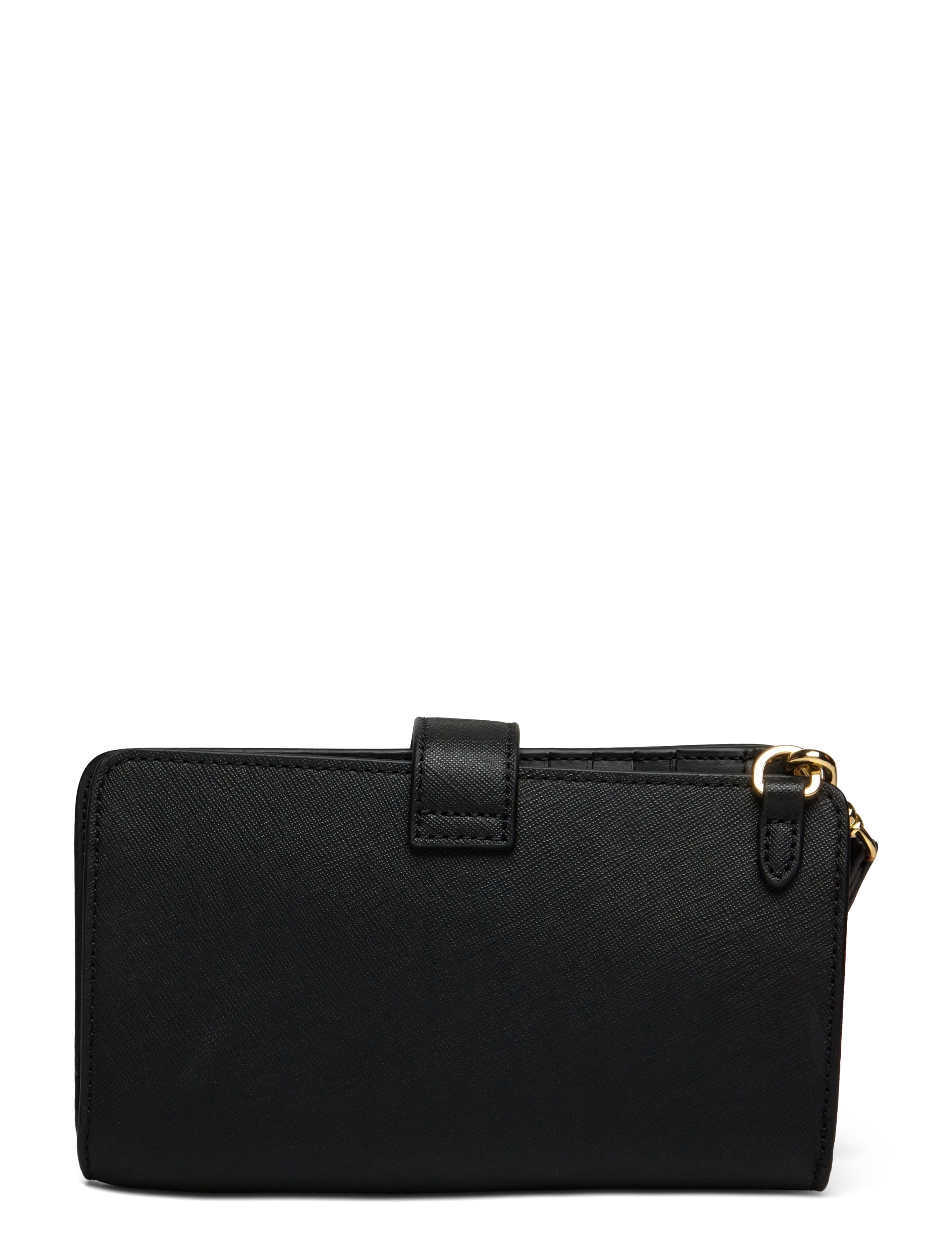 Lauren Ralph Lauren - Crosshatch Leather Tech Wristlet - black - 1