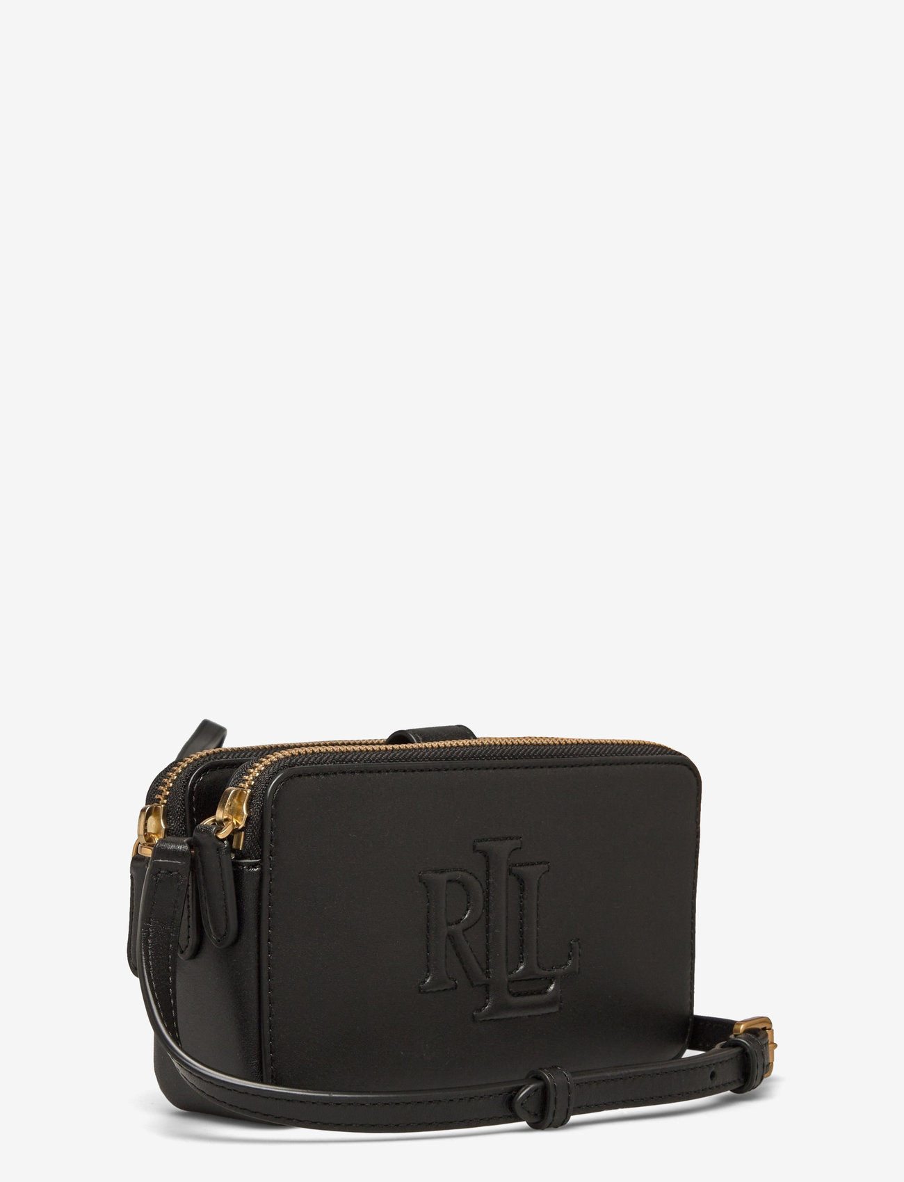 Lauren Ralph Lauren - Leather Medium Witley Crossbody Wallet - crossbody bags - black - 2