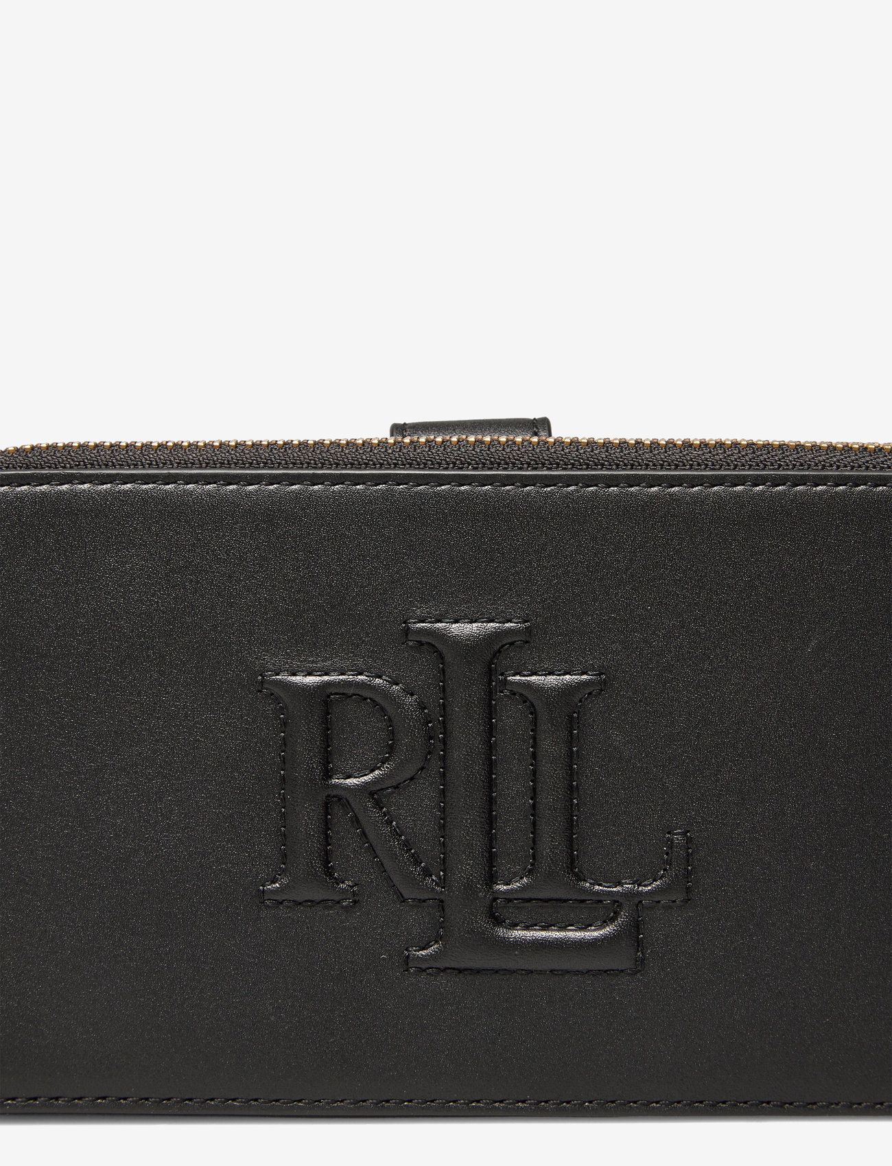 Lauren Ralph Lauren - Leather Medium Witley Crossbody Wallet - crossbody bags - black - 3