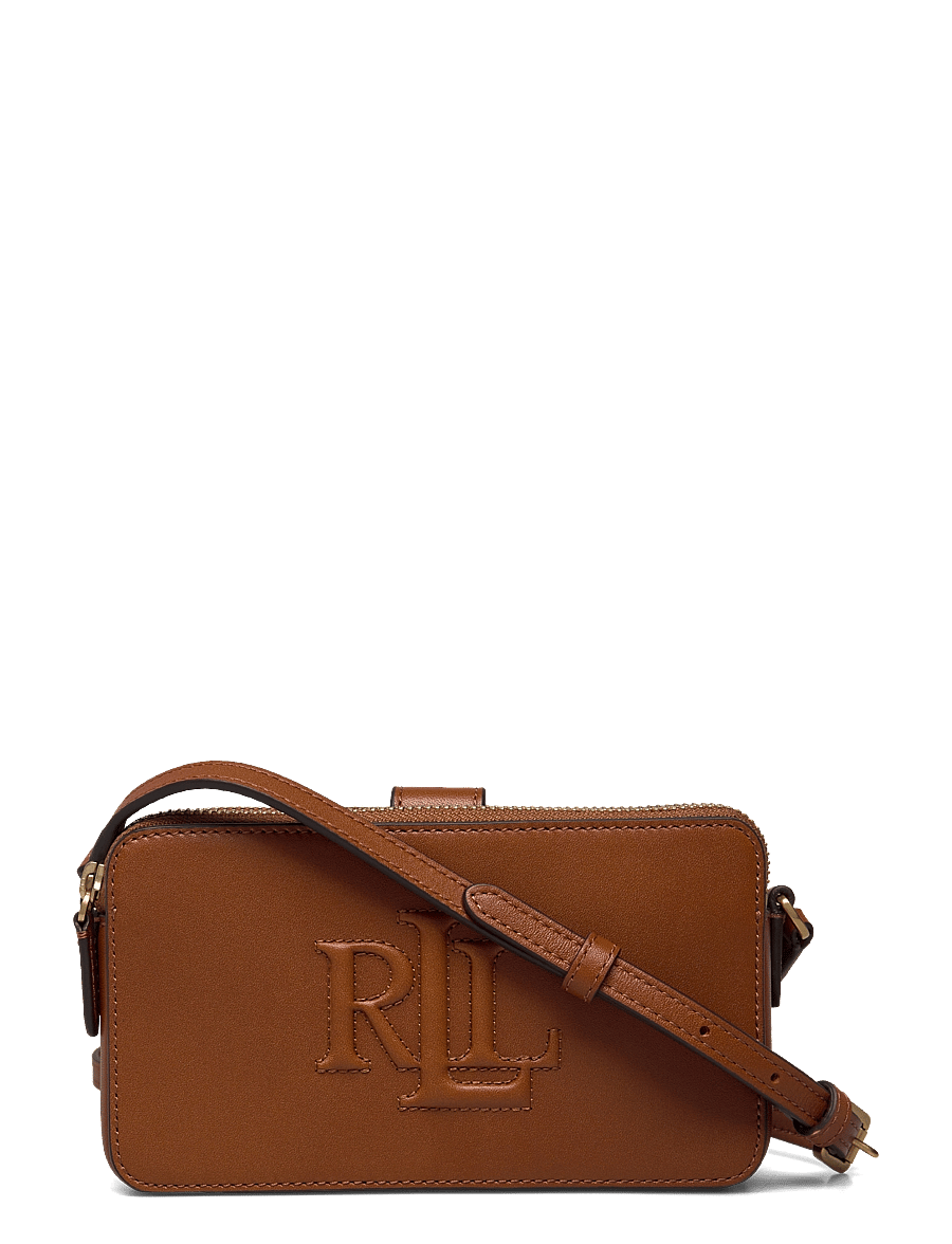 Lauren Ralph Lauren - Leather Medium Witley Crossbody Wallet - lauren tan - 0