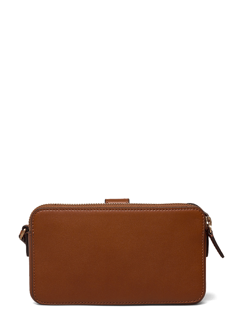 Lauren Ralph Lauren - Leather Medium Witley Crossbody Wallet - crossbody bags - lauren tan - 1