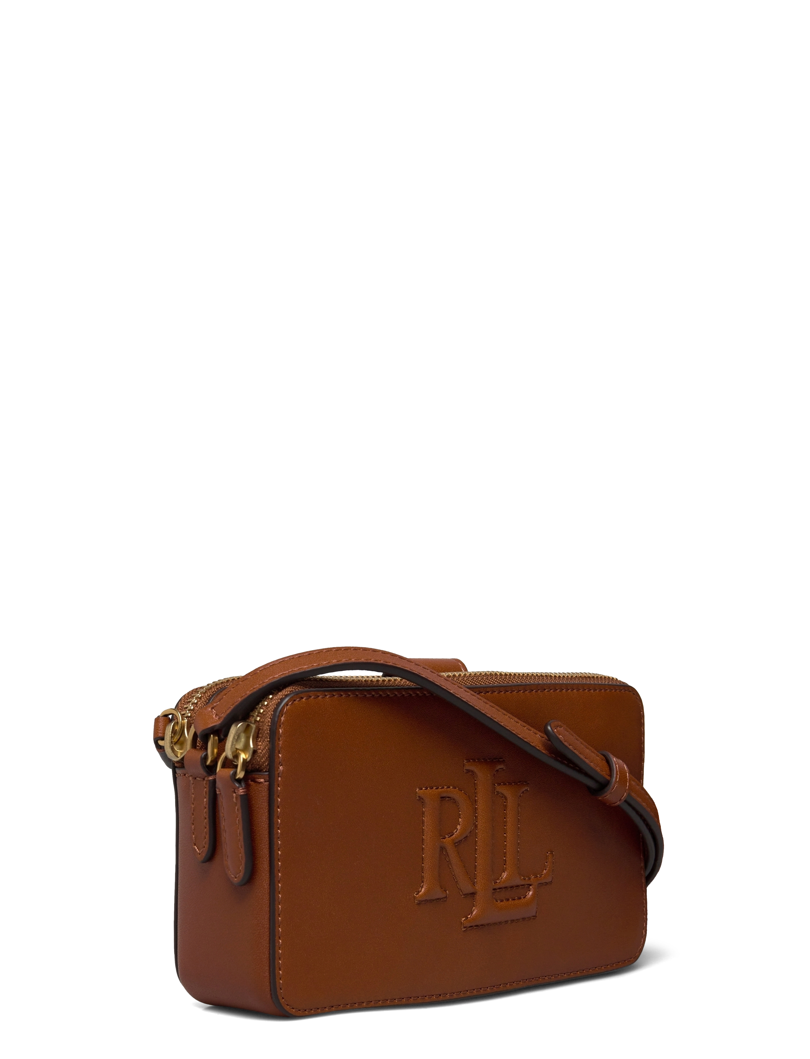 Lauren Ralph Lauren - Leather Medium Witley Crossbody Wallet - lauren tan - 2