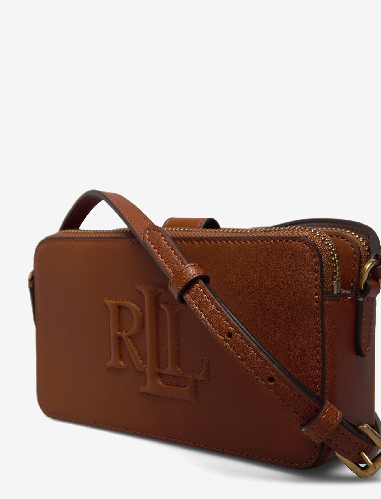 Lauren Ralph Lauren - Leather Medium Witley Crossbody Wallet - crossbody bags - lauren tan - 3