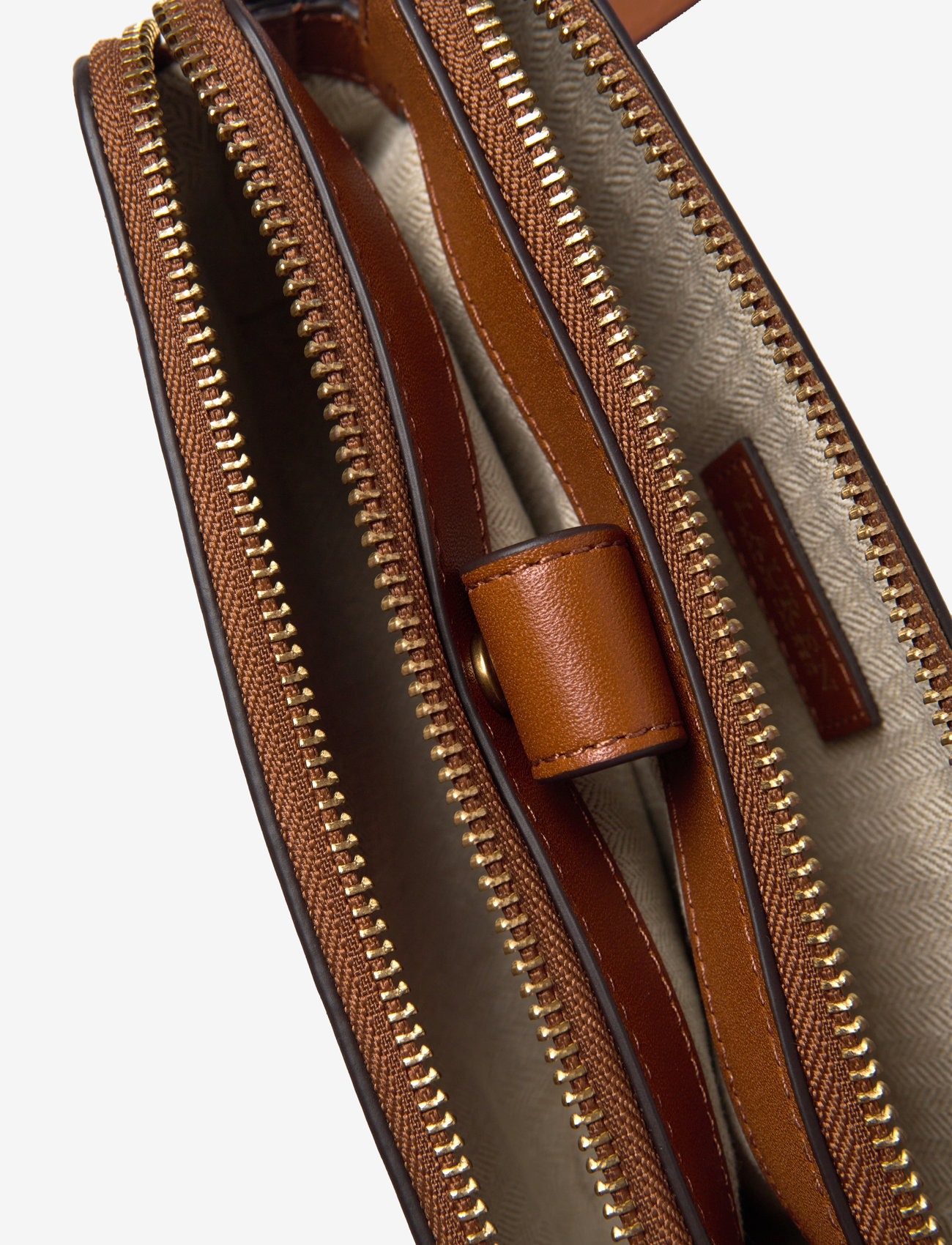 Lauren Ralph Lauren - Leather Medium Witley Crossbody Wallet - crossbody bags - lauren tan - 4