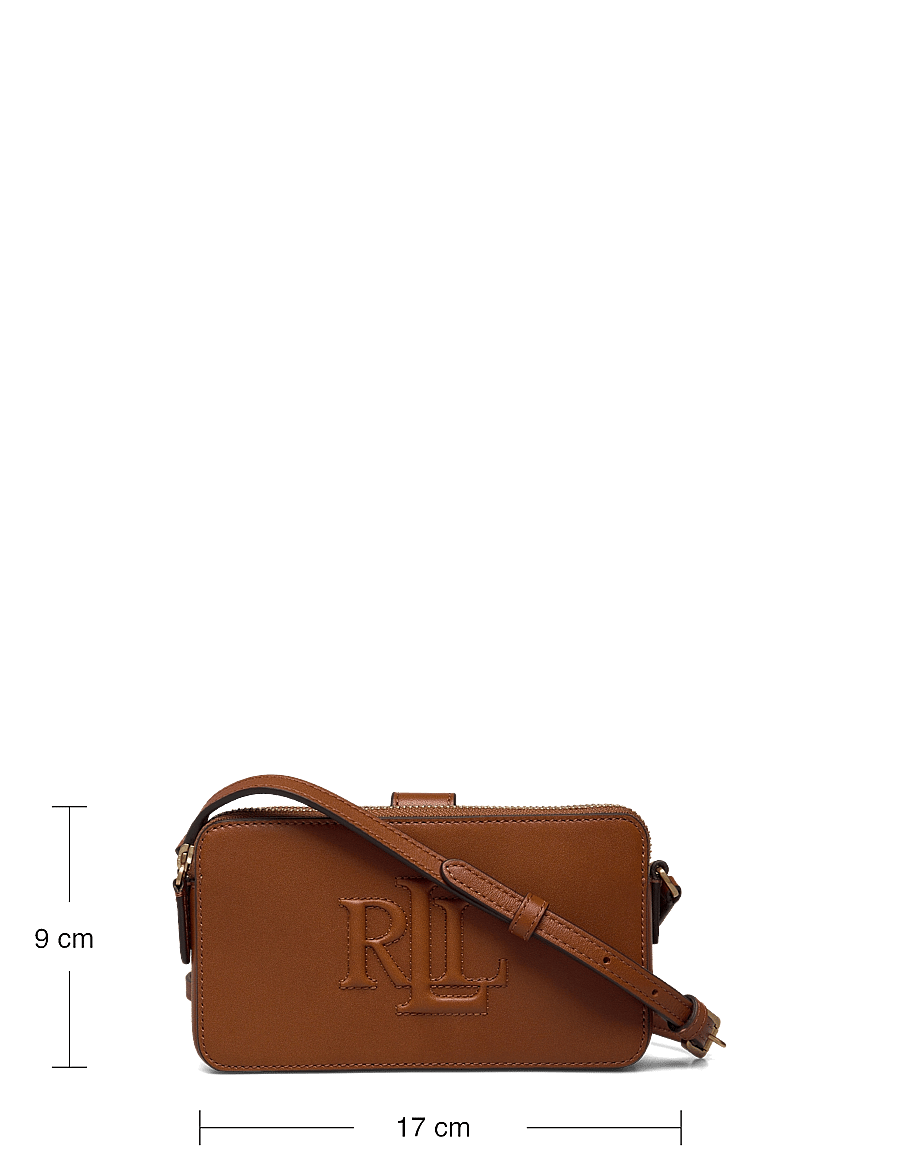 Lauren Ralph Lauren - Leather Medium Witley Crossbody Wallet - lauren tan - 5