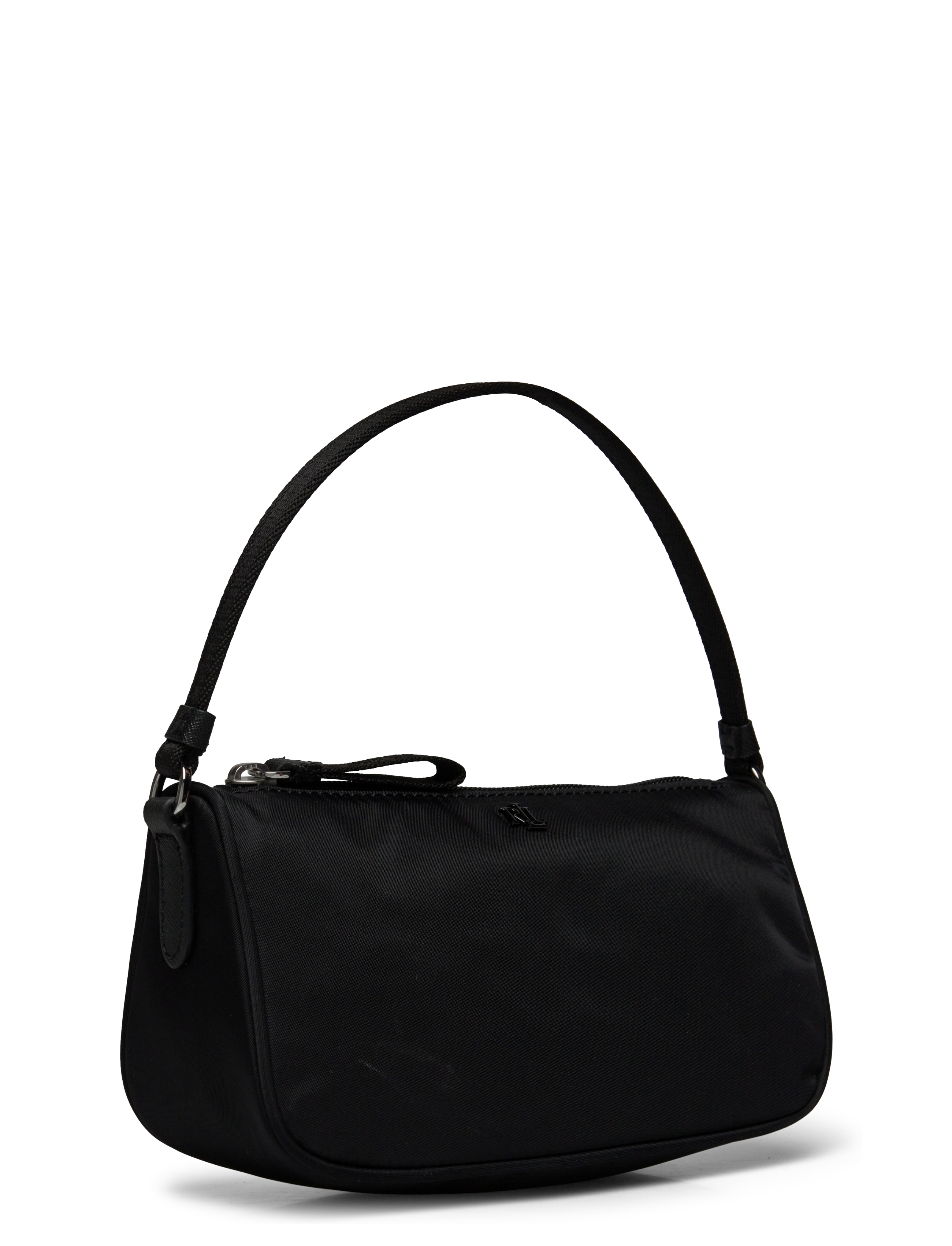 Lauren Ralph Lauren - Medium Nylon Top-Handle Pouch - black/black - 2