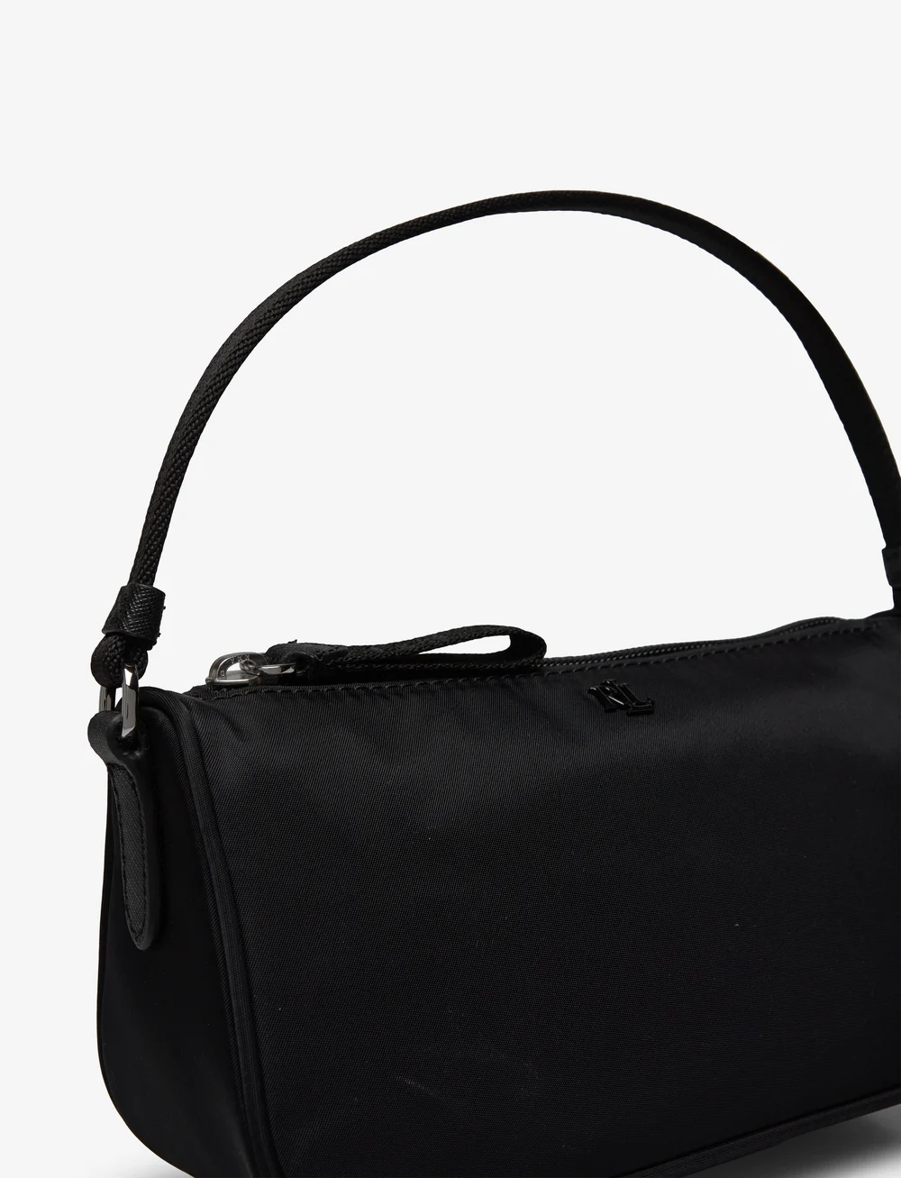 Lauren Ralph Lauren - Medium Nylon Top-Handle Pouch - særlige begivenheder - black/black - 3