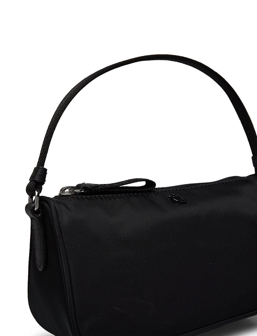 Lauren Ralph Lauren - Medium Nylon Top-Handle Pouch - black/black - 3