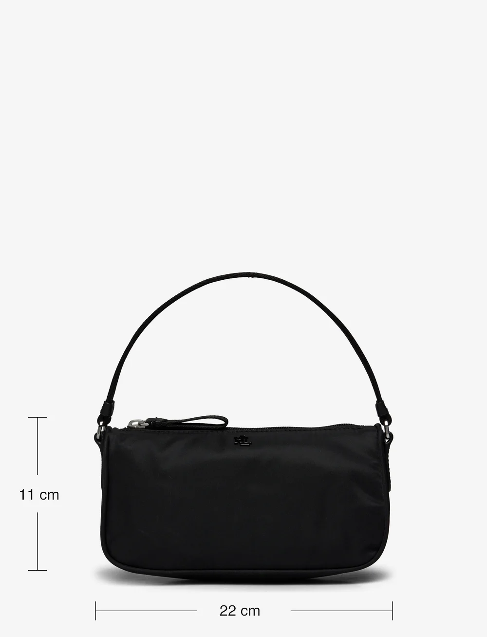 Lauren Ralph Lauren - Medium Nylon Top-Handle Pouch - særlige begivenheder - black/black - 5