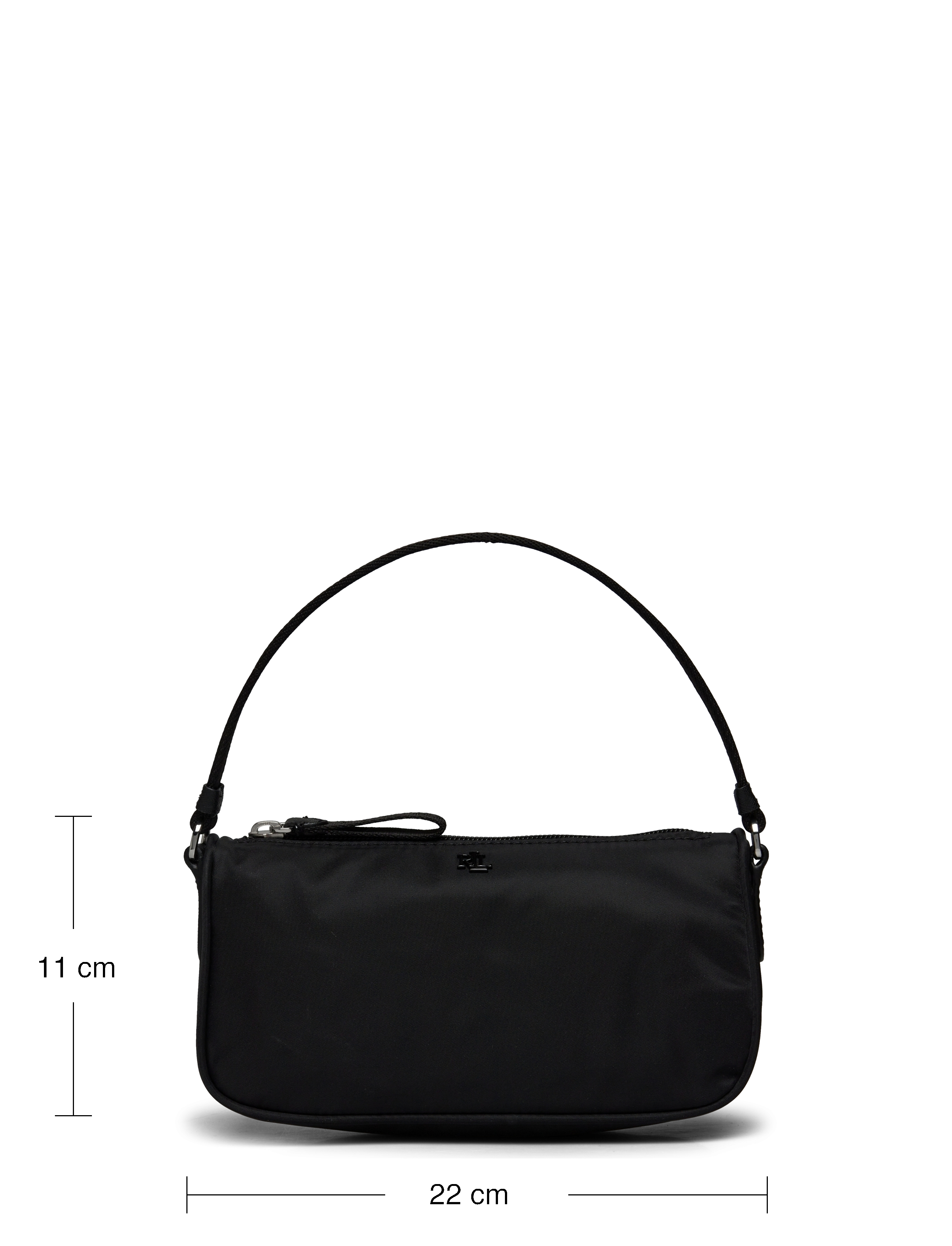 Lauren Ralph Lauren - Medium Nylon Top-Handle Pouch - black/black - 5