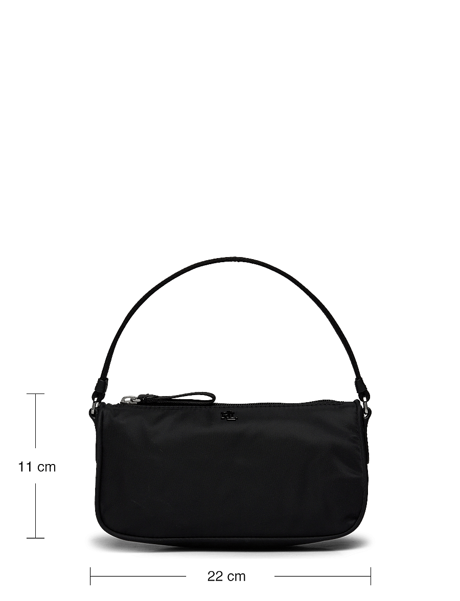 Lauren Ralph Lauren - Medium Nylon Top-Handle Pouch - black/black - 5